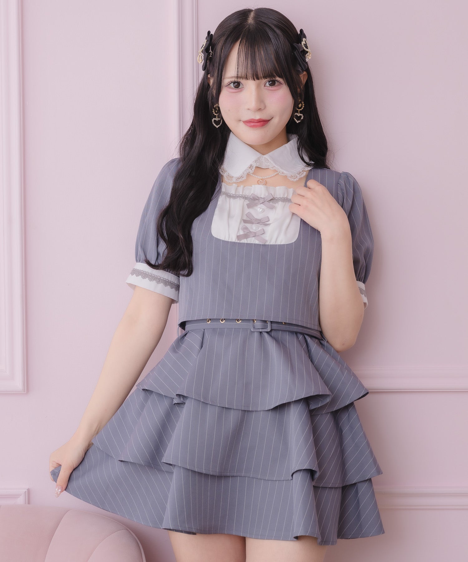 ツーピー風ティアードワンピース | Rlab store