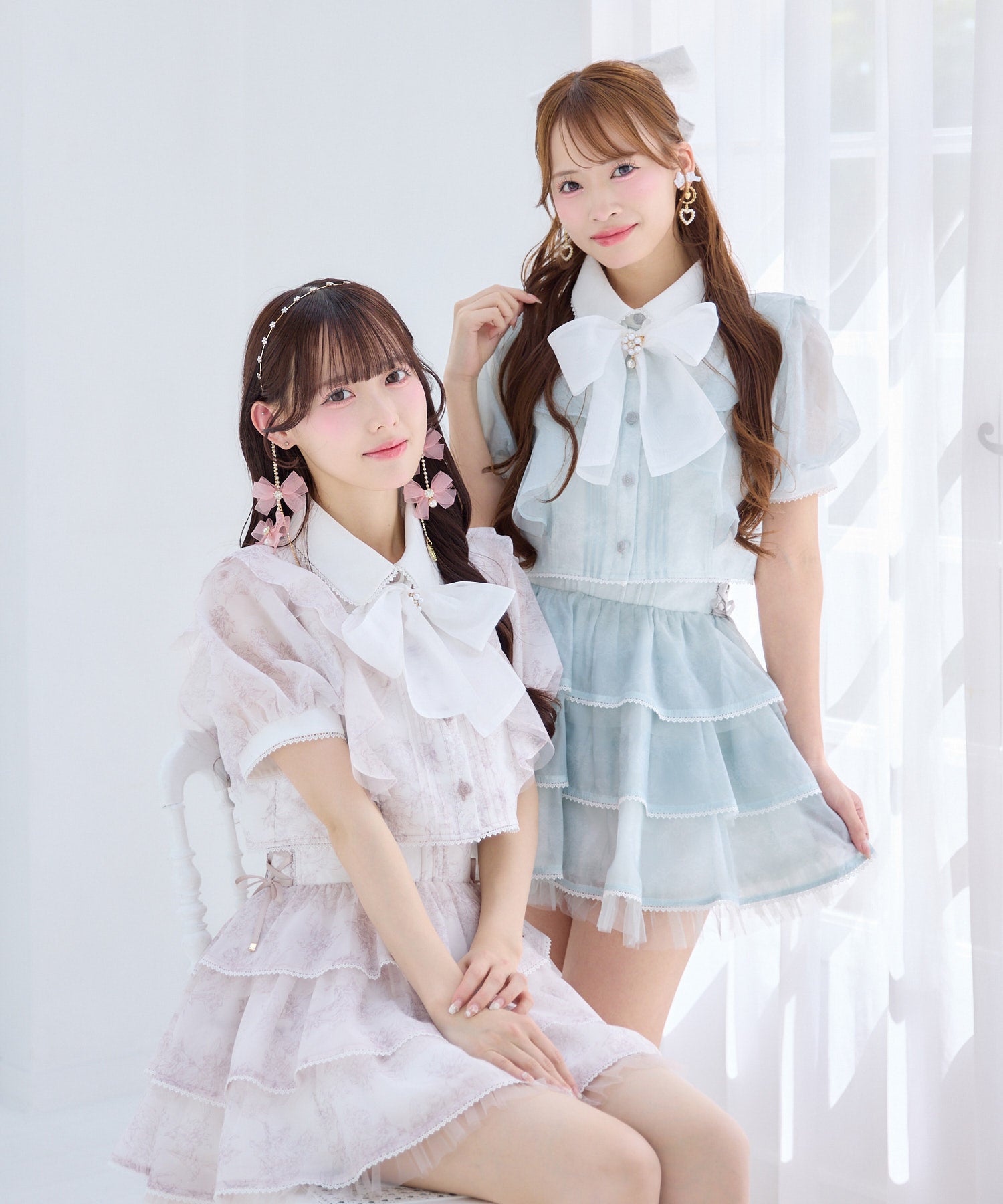 yori ショートスリーブリボンブラウス シャーリングショートスリーブリボンブラウス[品番：SPRW0010090
