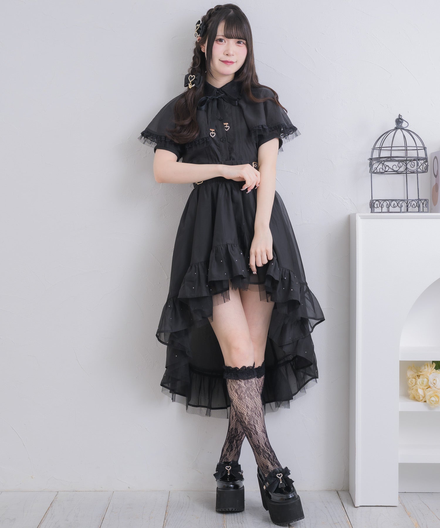 トップス rururu トップス rururu 襟付き長袖ジップカットソー/ムラ染め風 | SPINNS WEB