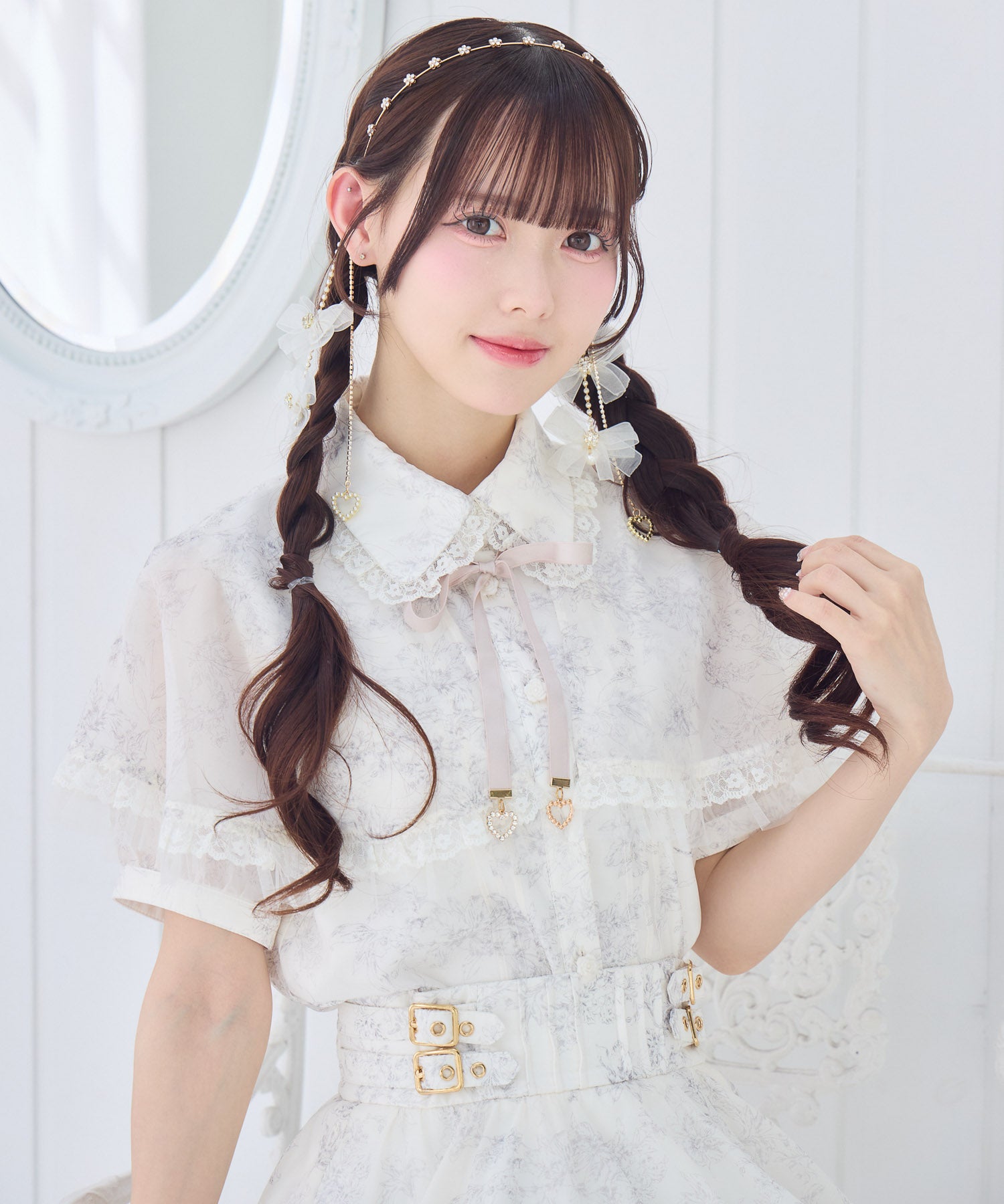 トップス rururu ボウタイラッフルブラウス | Rlab store