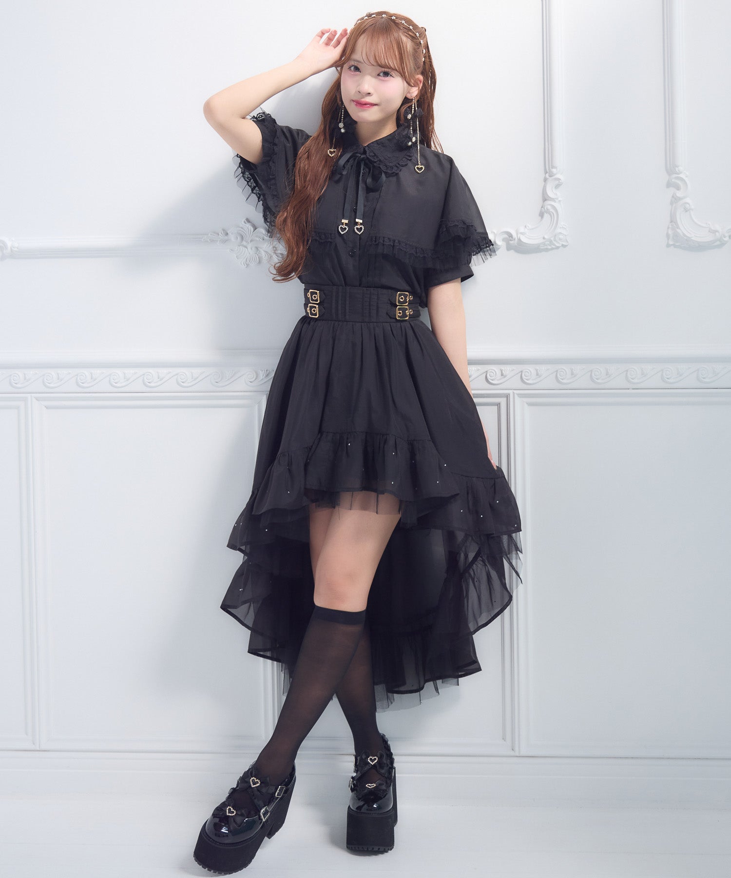 ストーン付きフィッシュテールスカート | Rlab store