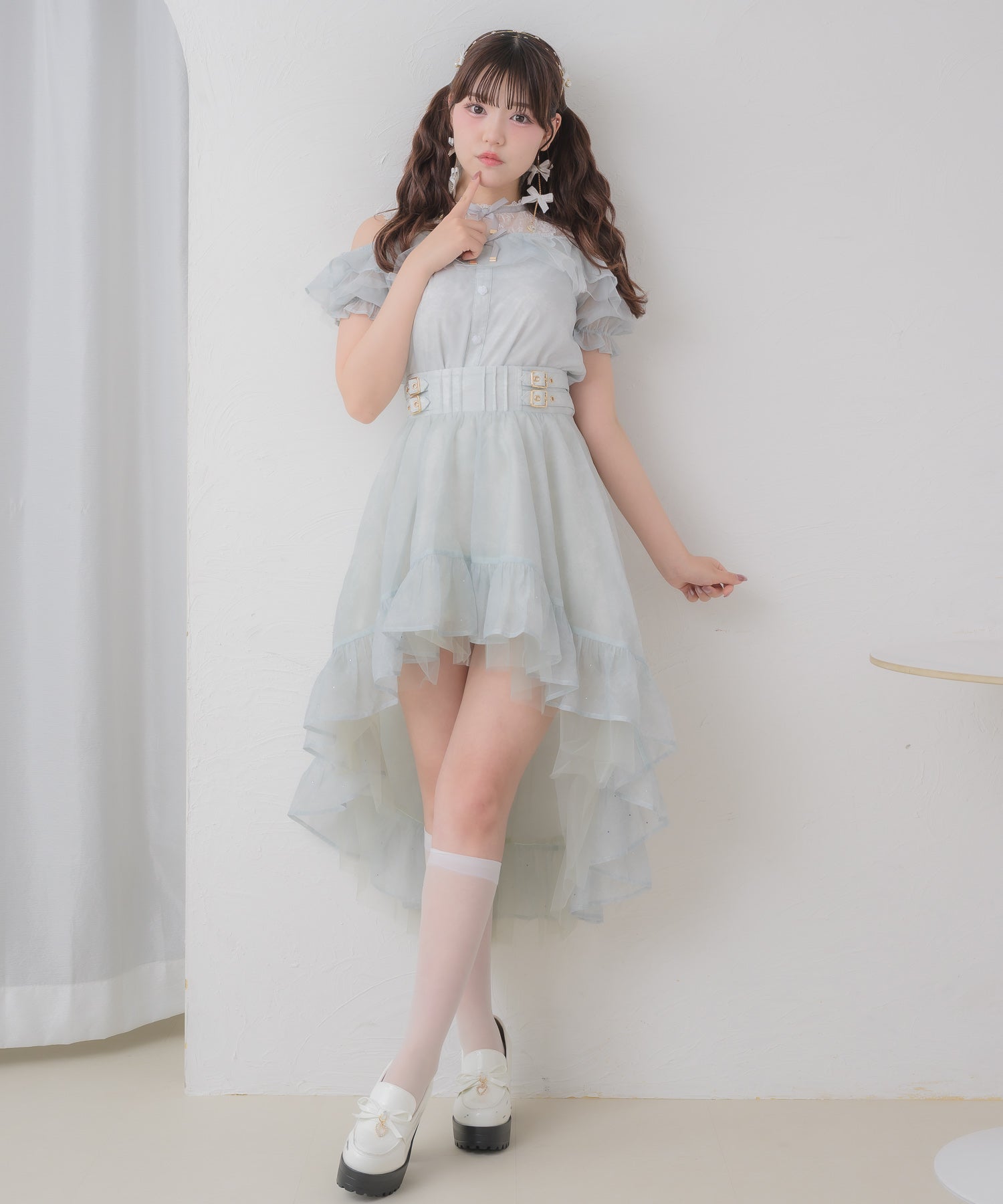 ストーン付きフィッシュテールスカート | Rlab store