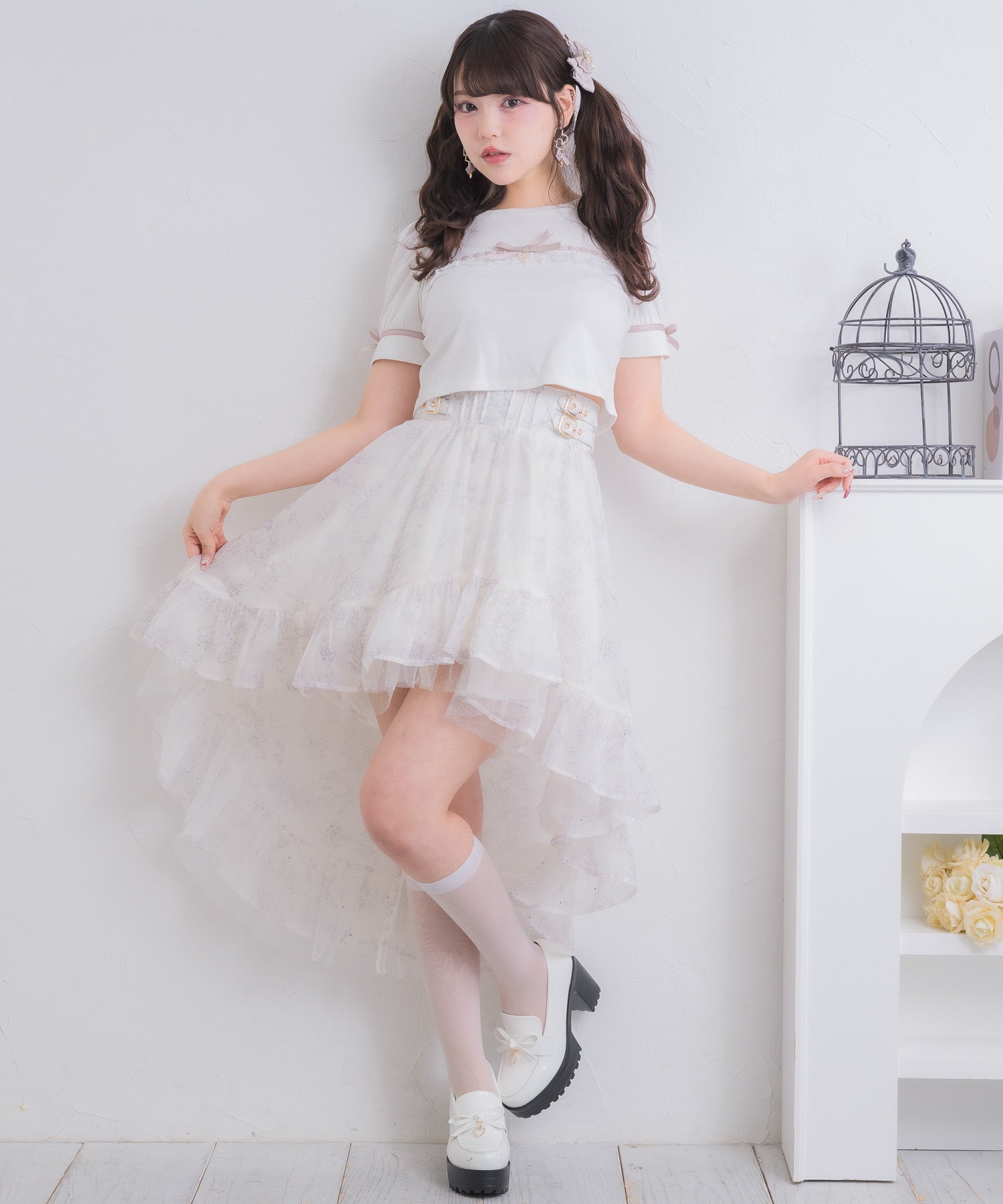 ストーン付きフィッシュテールスカート | Rlab store