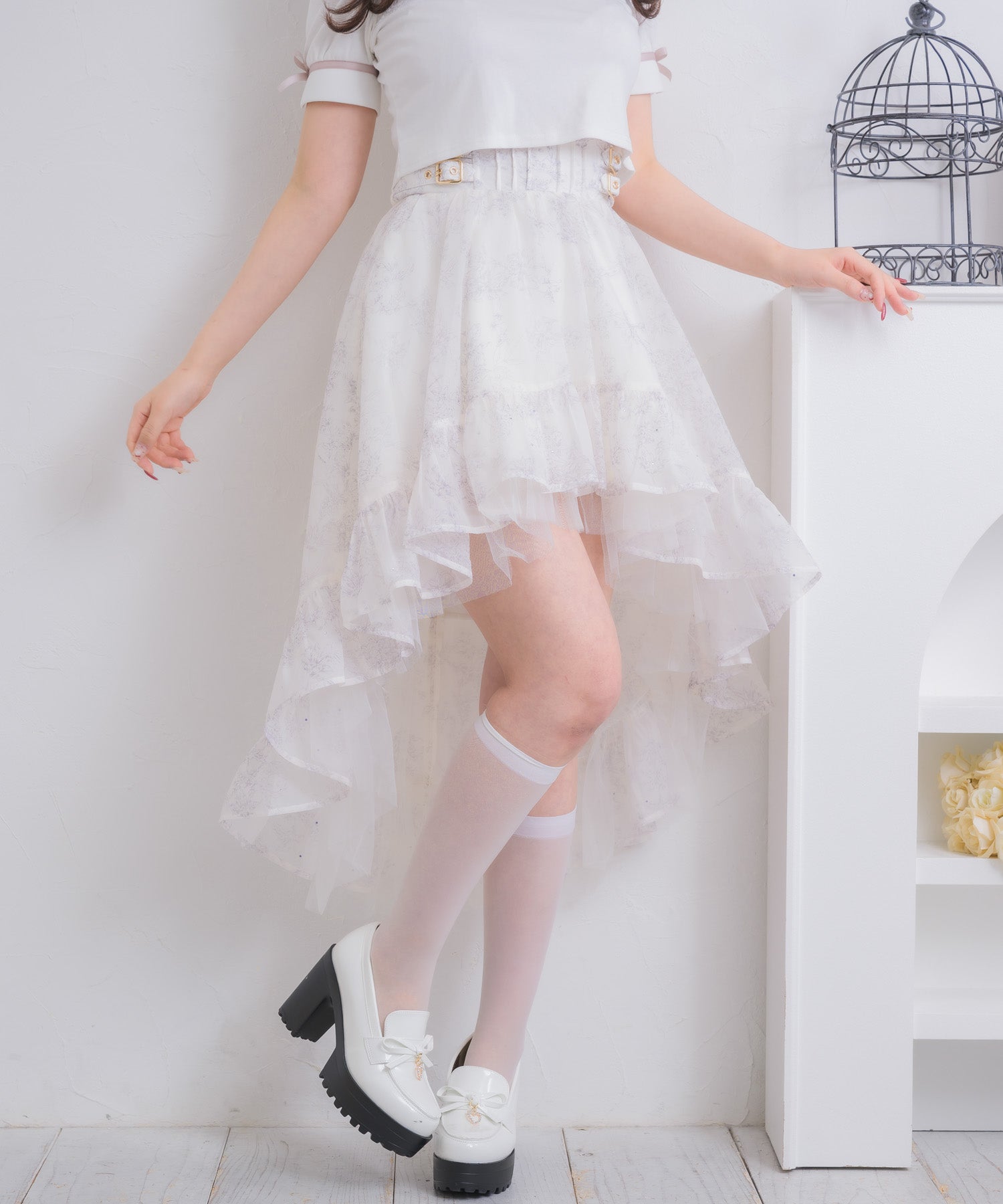 ストーン付きフィッシュテールスカート | Rlab store