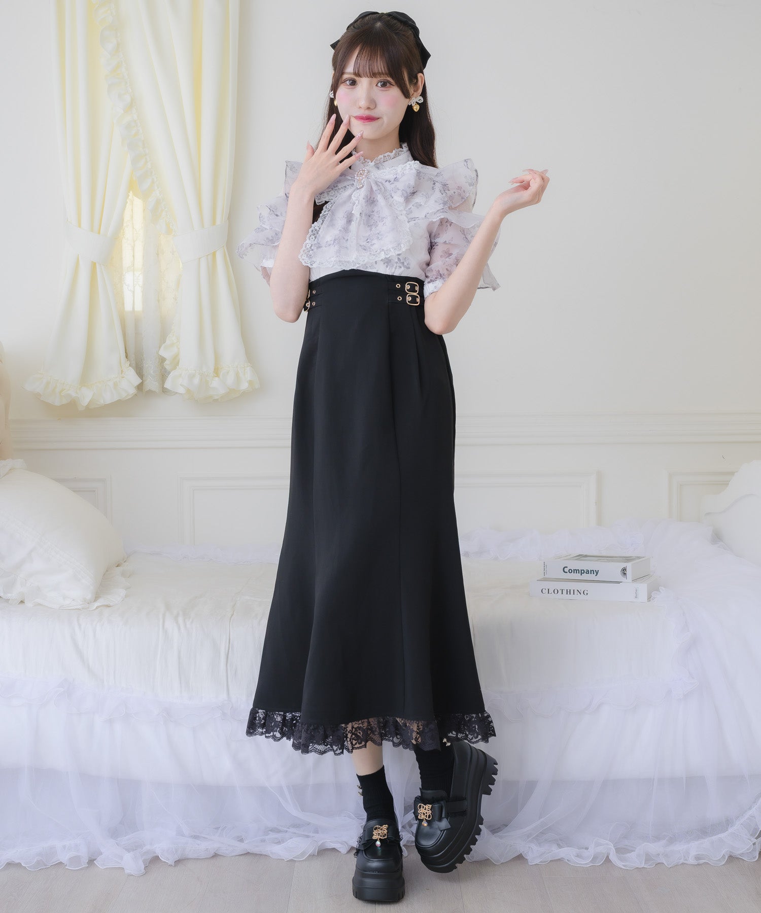 花柄ドッキングワンピース | Rlab store