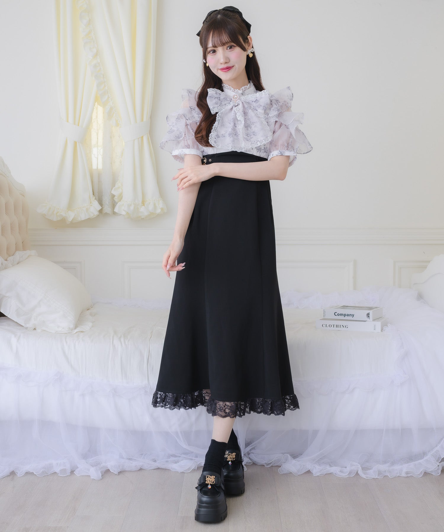 花柄ドッキングワンピース | Rlab store
