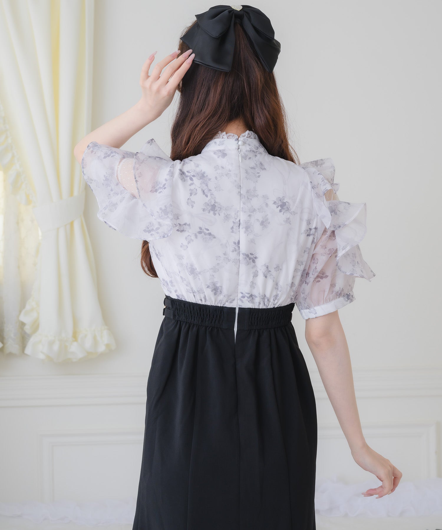 花柄ドッキングワンピース | Rlab store