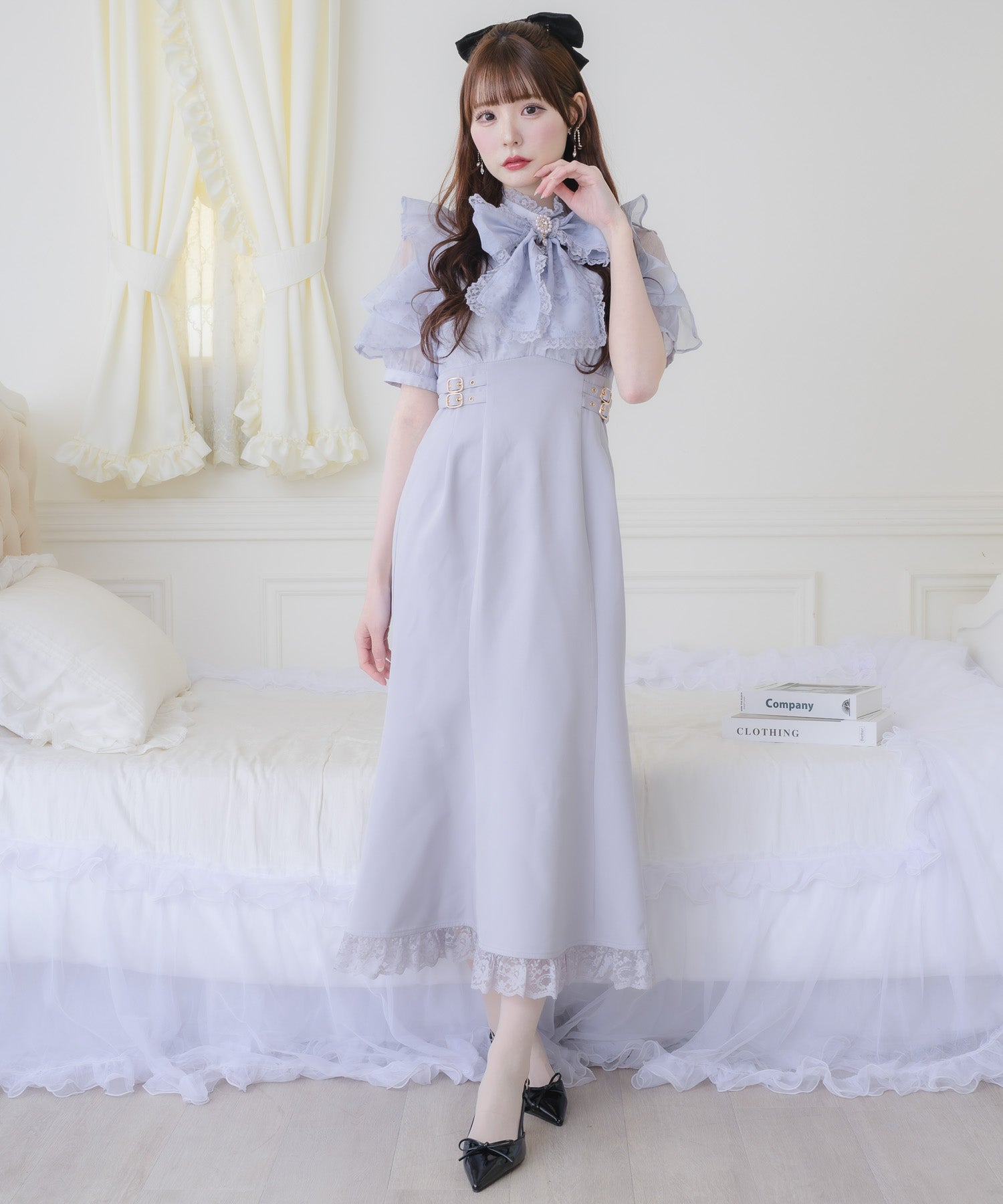 花柄ドッキングワンピース | Rlab store