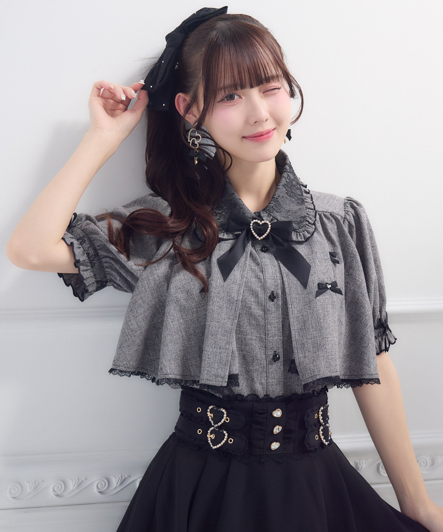ビジューレースバレッタ | Rlab store