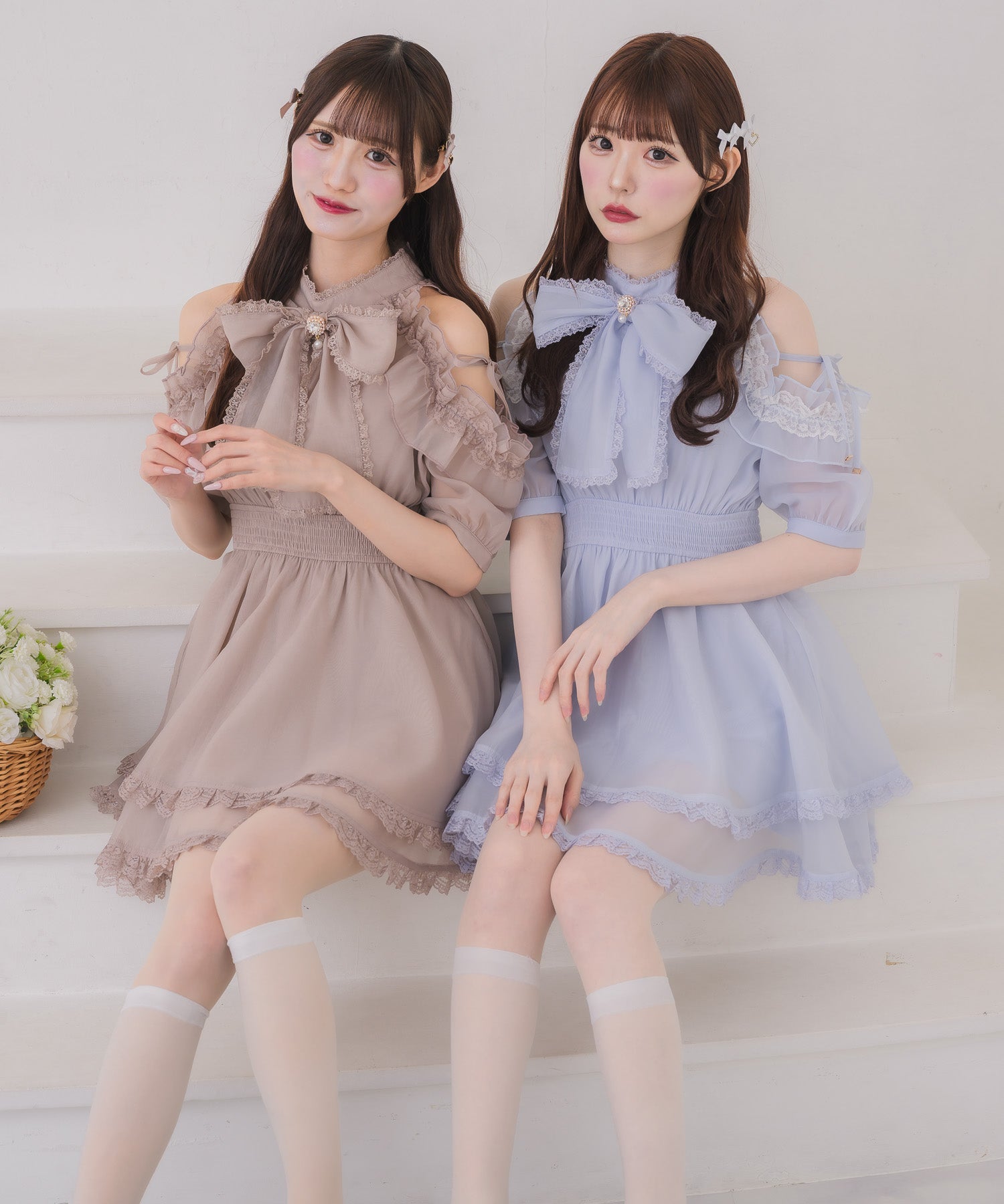 ボウタイリボンアメスリ風ワンピース | Rlab store