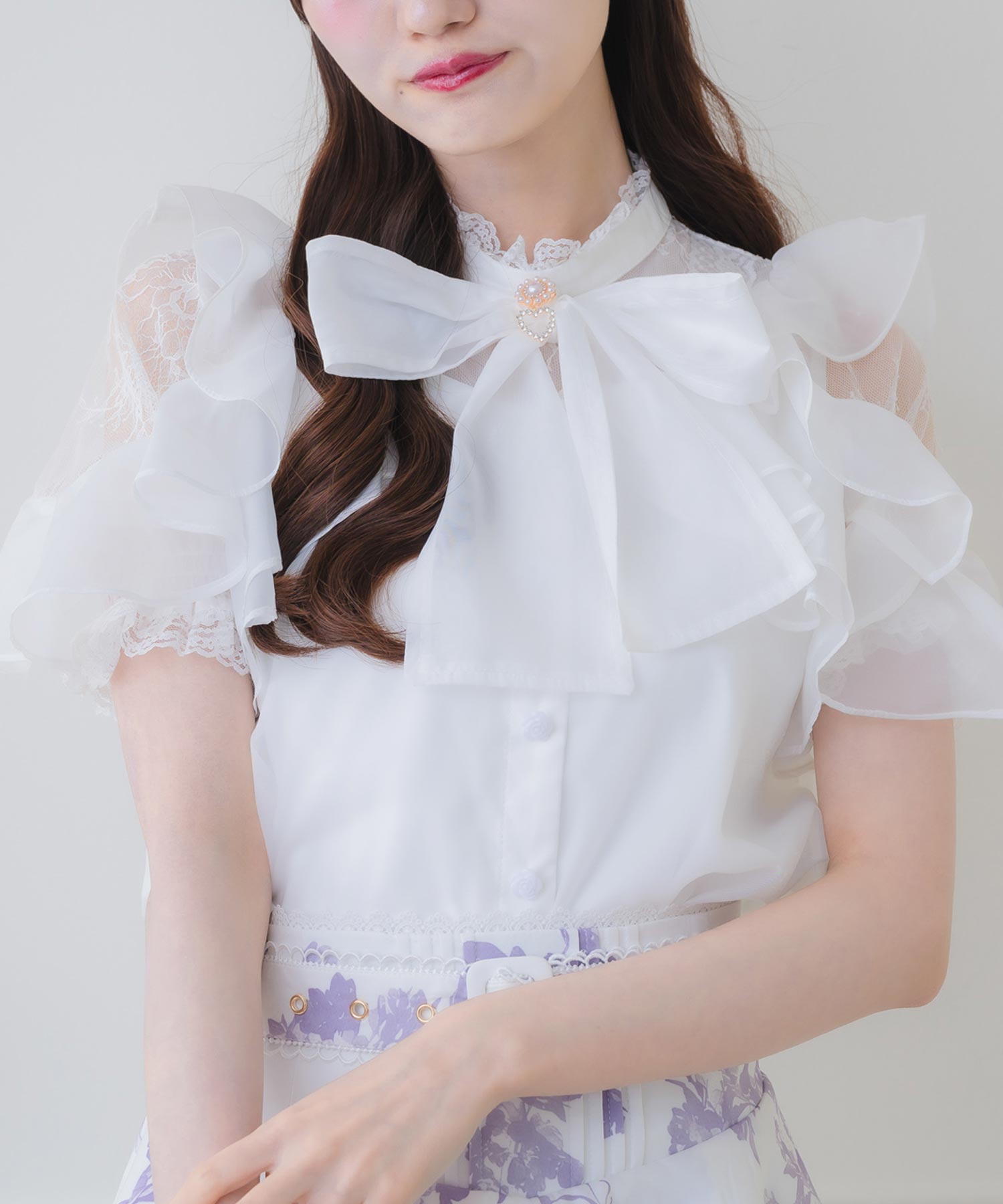 ラッフルシアーブラウス | Rlab store