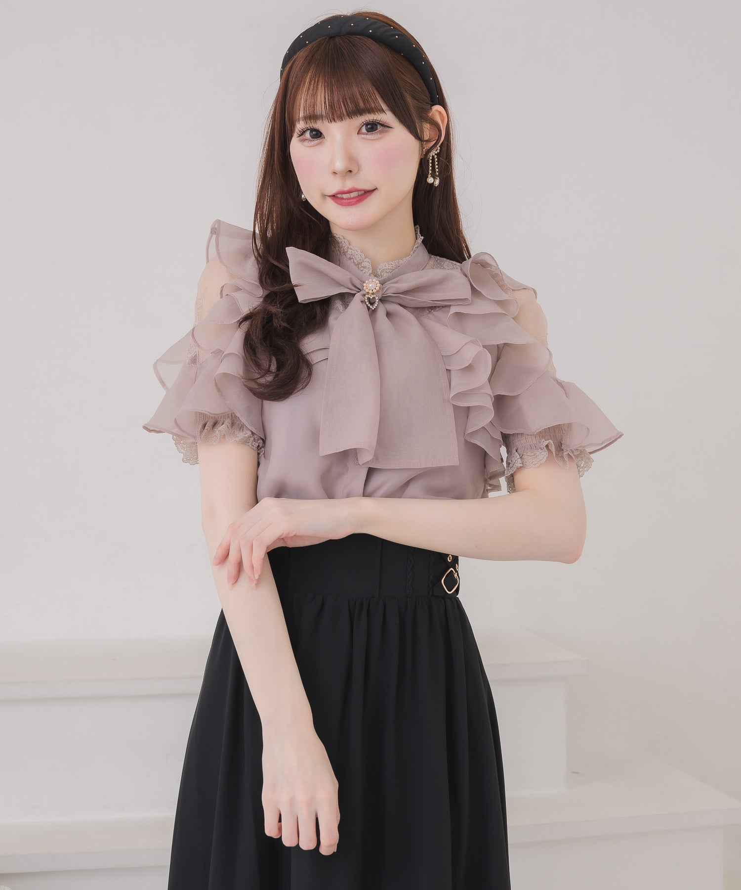 SUSAN FANGラッフルフェザーシアーブラウス　新品 Susan Fang- REVOLVE
