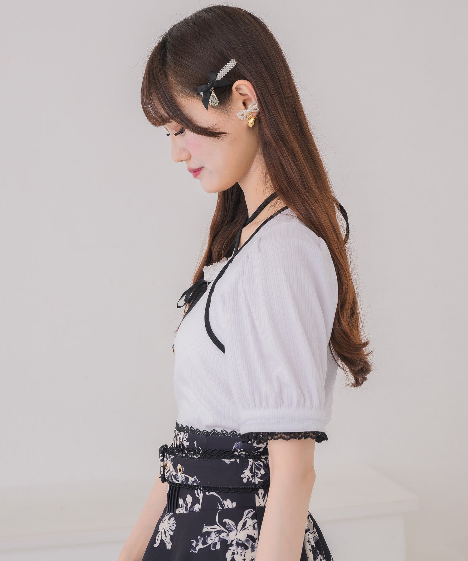 ボレロ風リボントップス | Rlab store