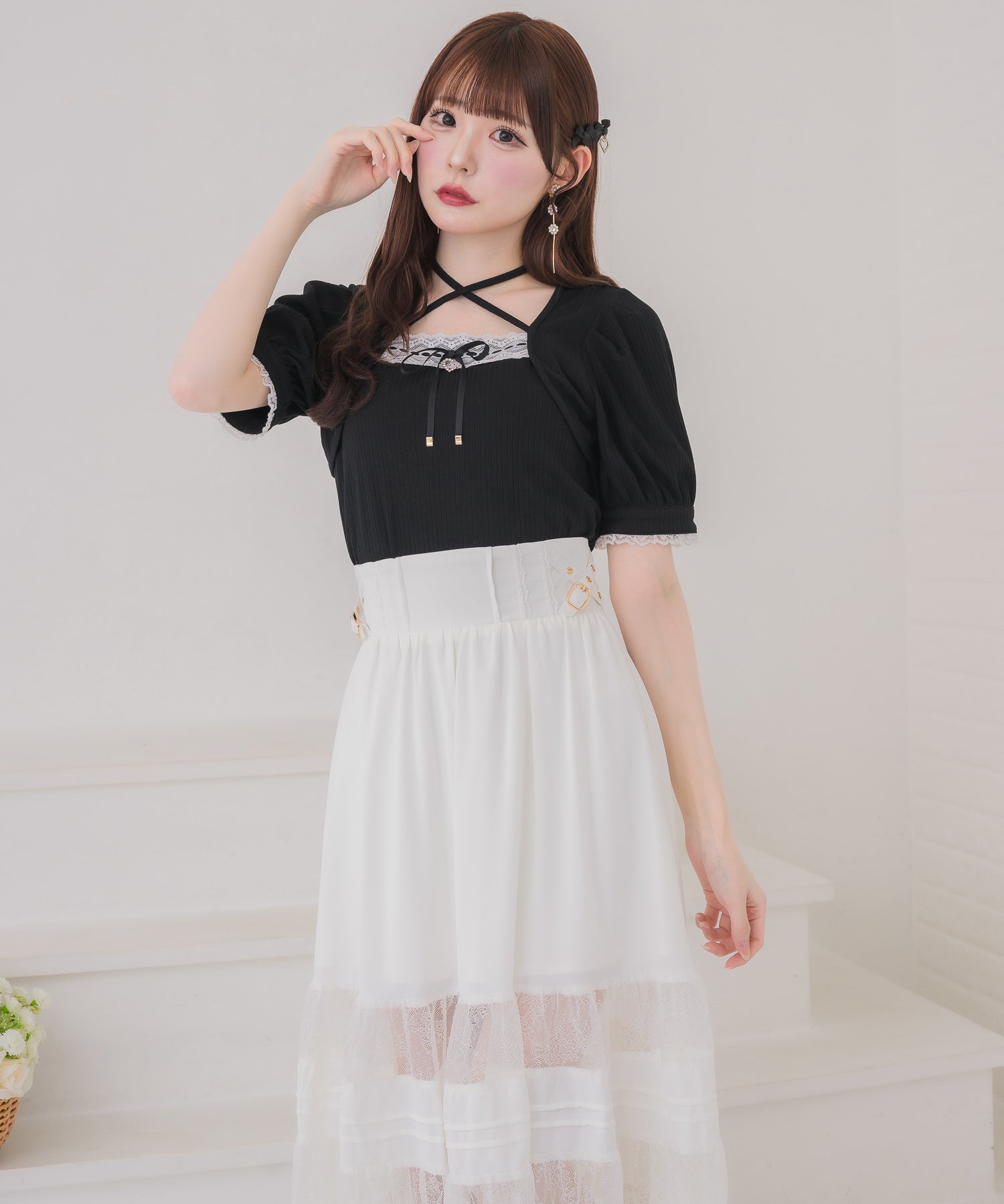 ボレロ風リボントップス | Rlab store