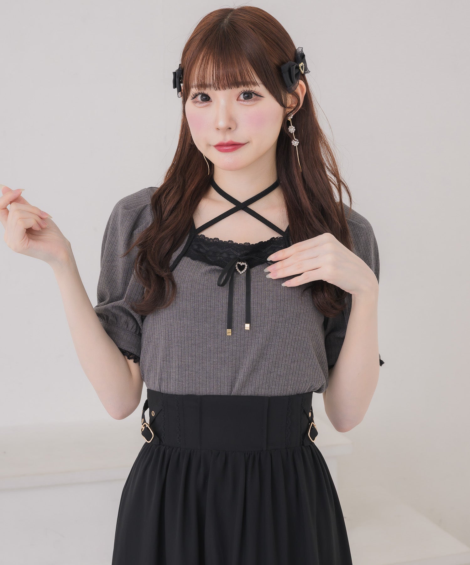 ボレロ風リボントップス | Rlab store