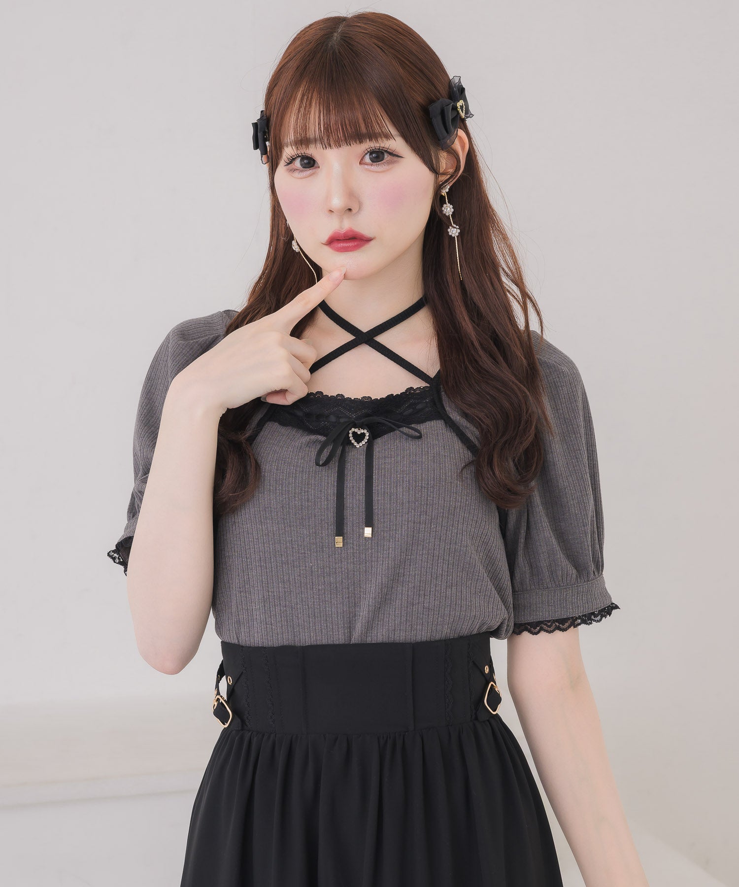 ボレロ風リボントップス | Rlab store