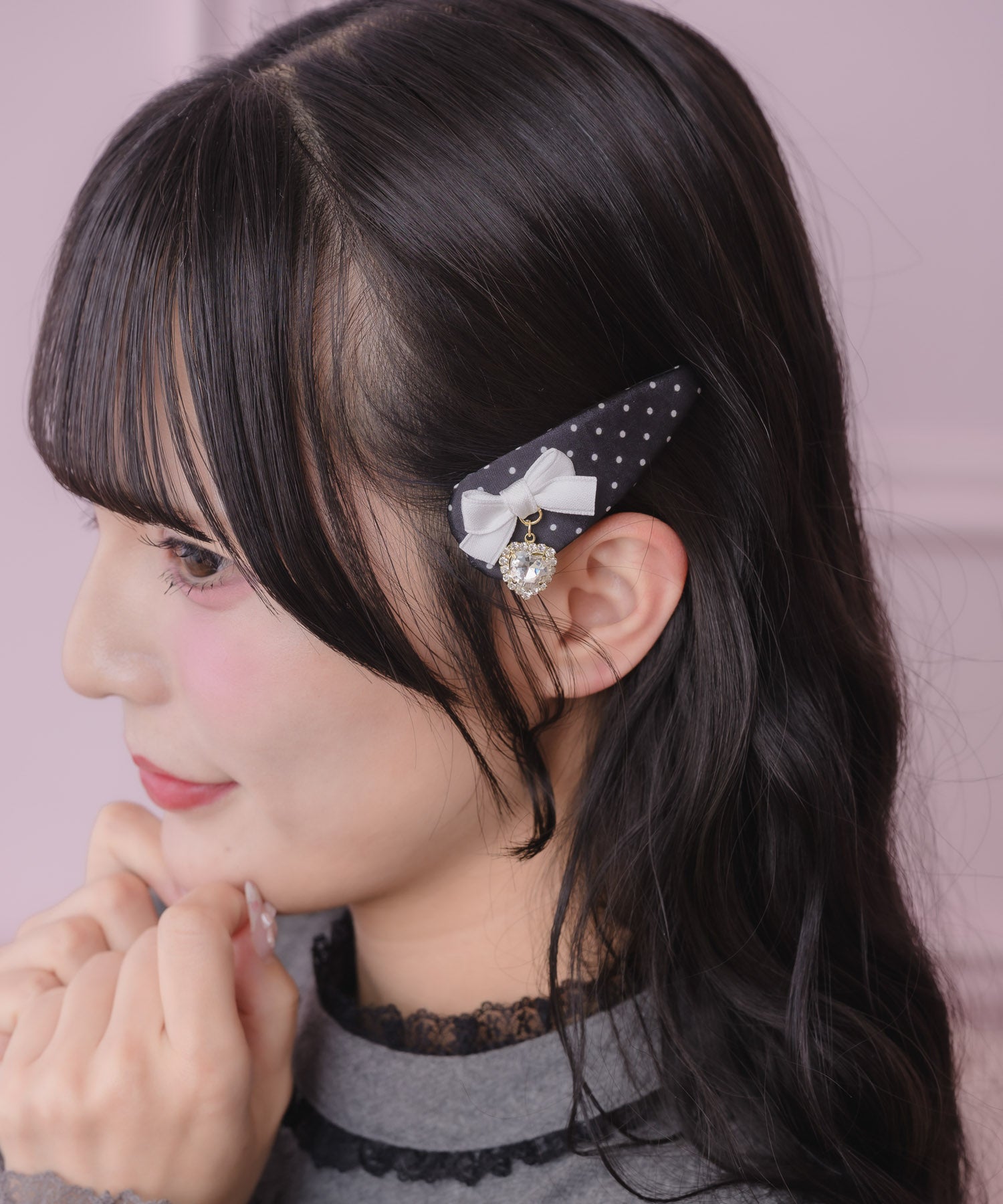 ハートビジュードットクリップセット | Rlab store