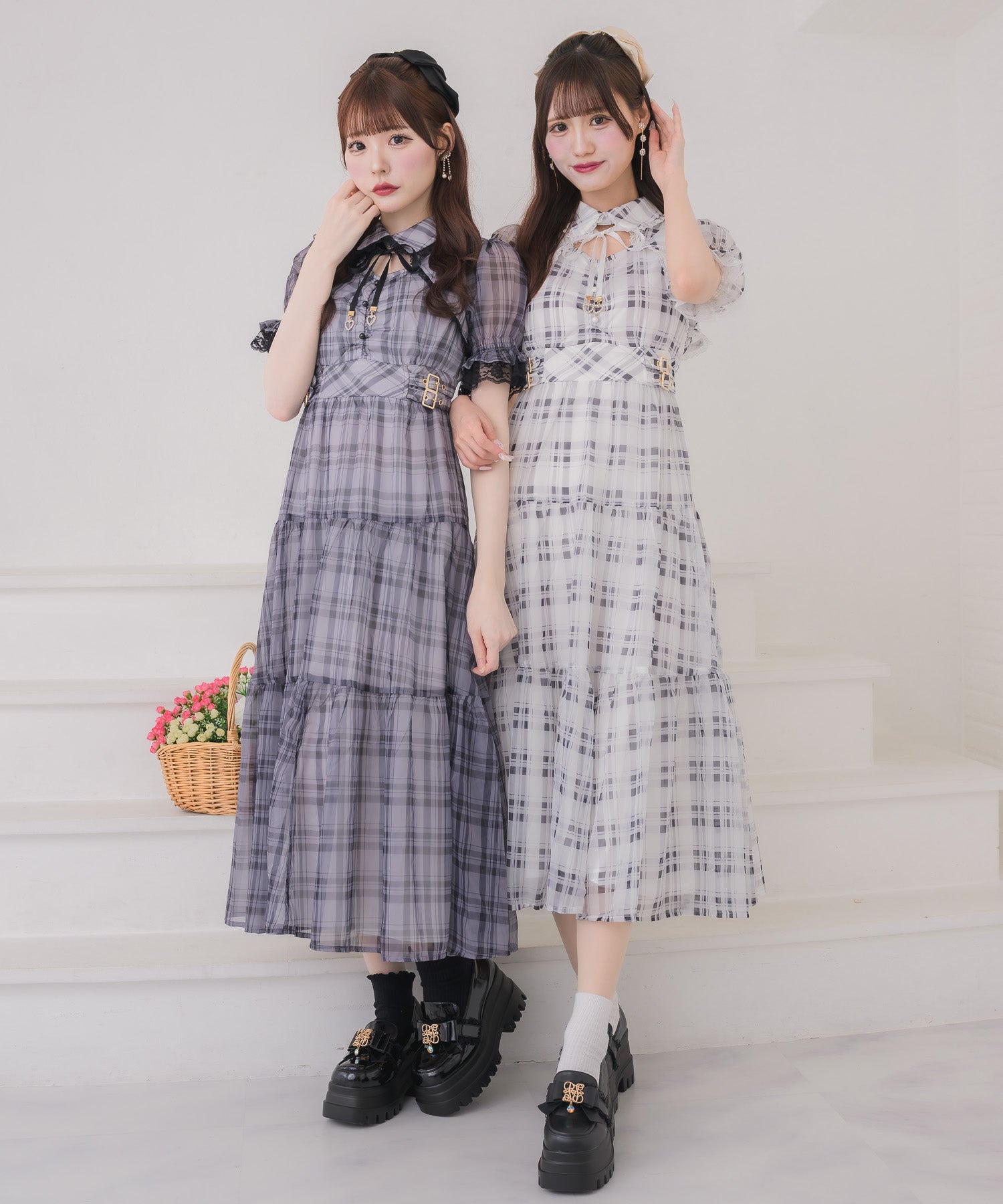 ROJITA ティアードシアーロングワンピース ティアードシアーロングワンピース | Rlab store