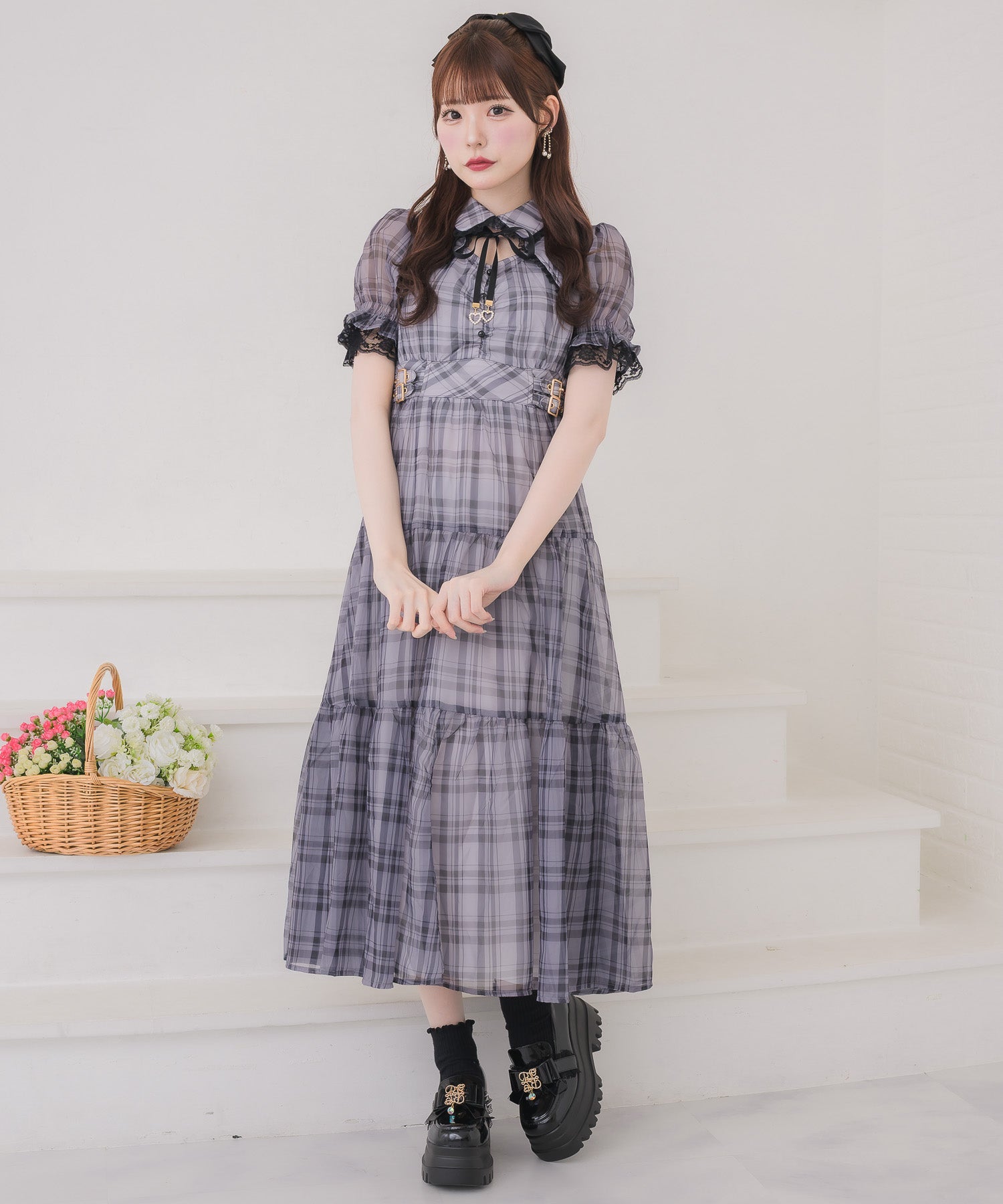 ティアードシアーロングワンピース | Rlab store