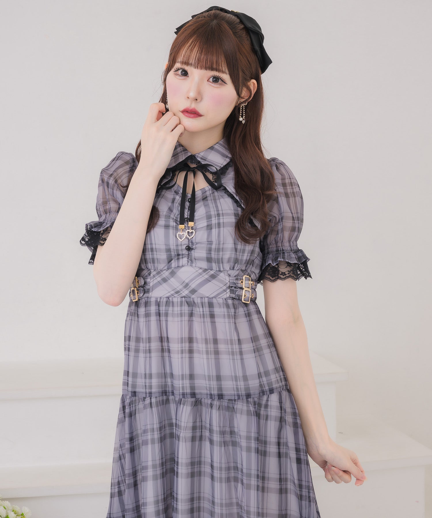 ティアードシアーロングワンピース | Rlab store