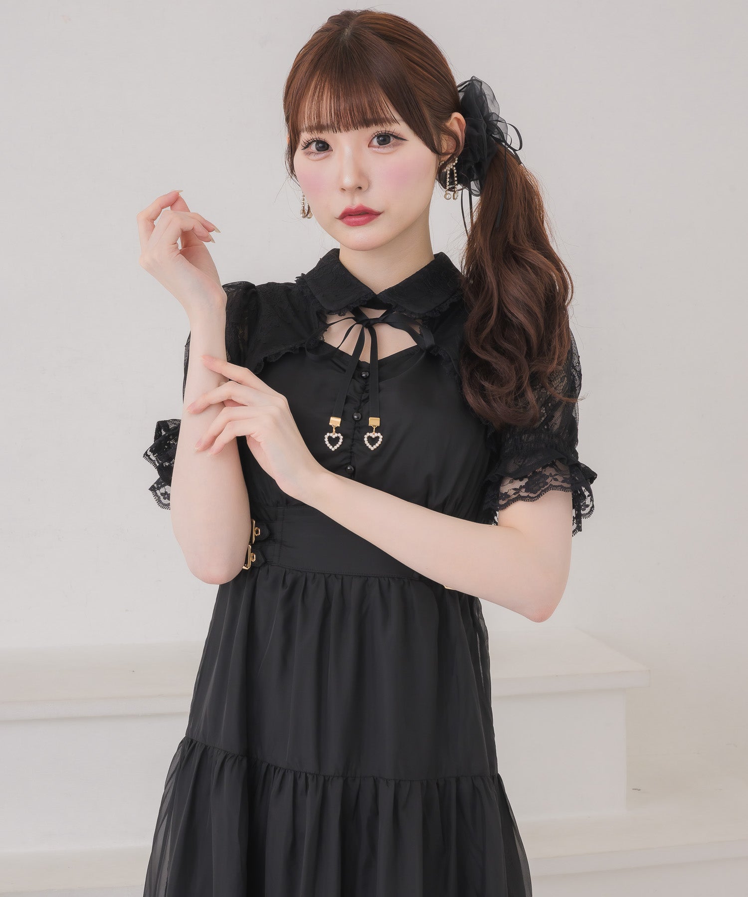 ROJITA ティアードシアーロングワンピース ティアードシアーロングワンピース | Rlab store