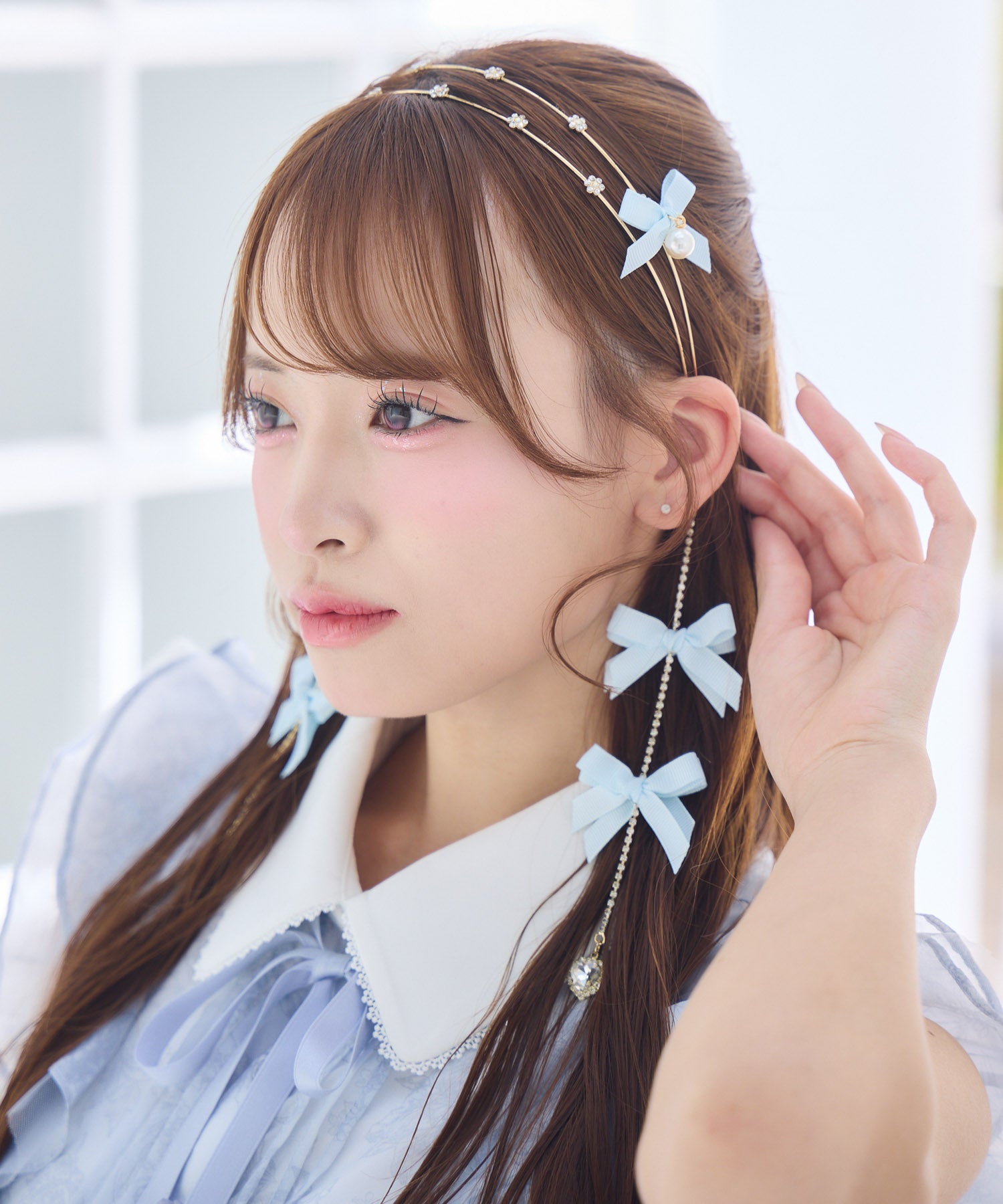 グッチ レーヨン フラワー カチューシャ 箱付き リボンフラワーカチューシャ | Rlab store