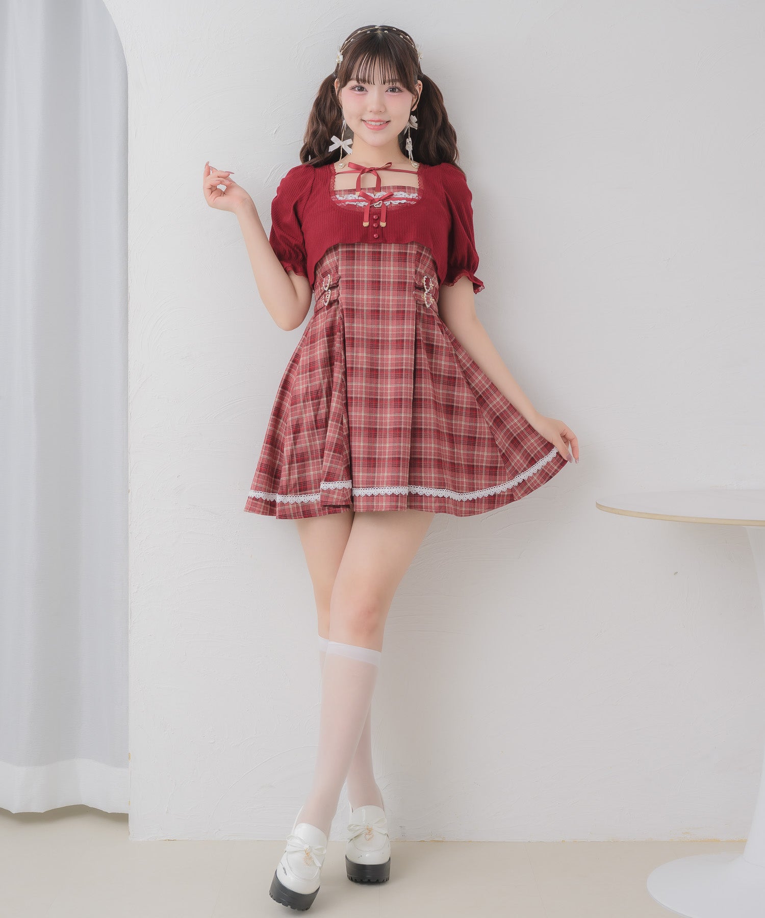 チェックキャミアンサンブルワンピース | Rlab store