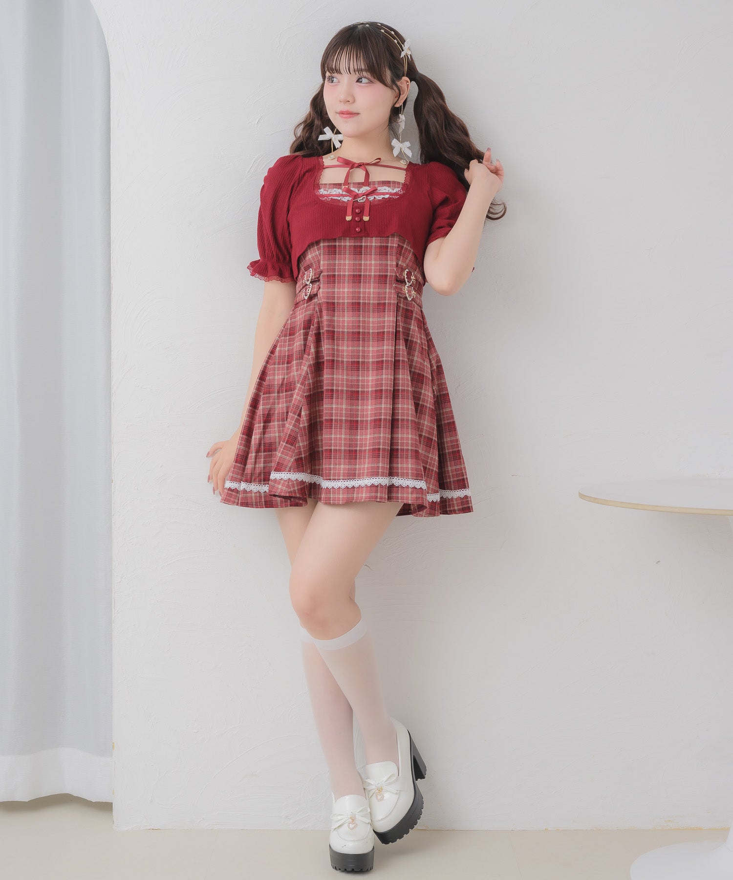 チェックキャミアンサンブルワンピース | Rlab store