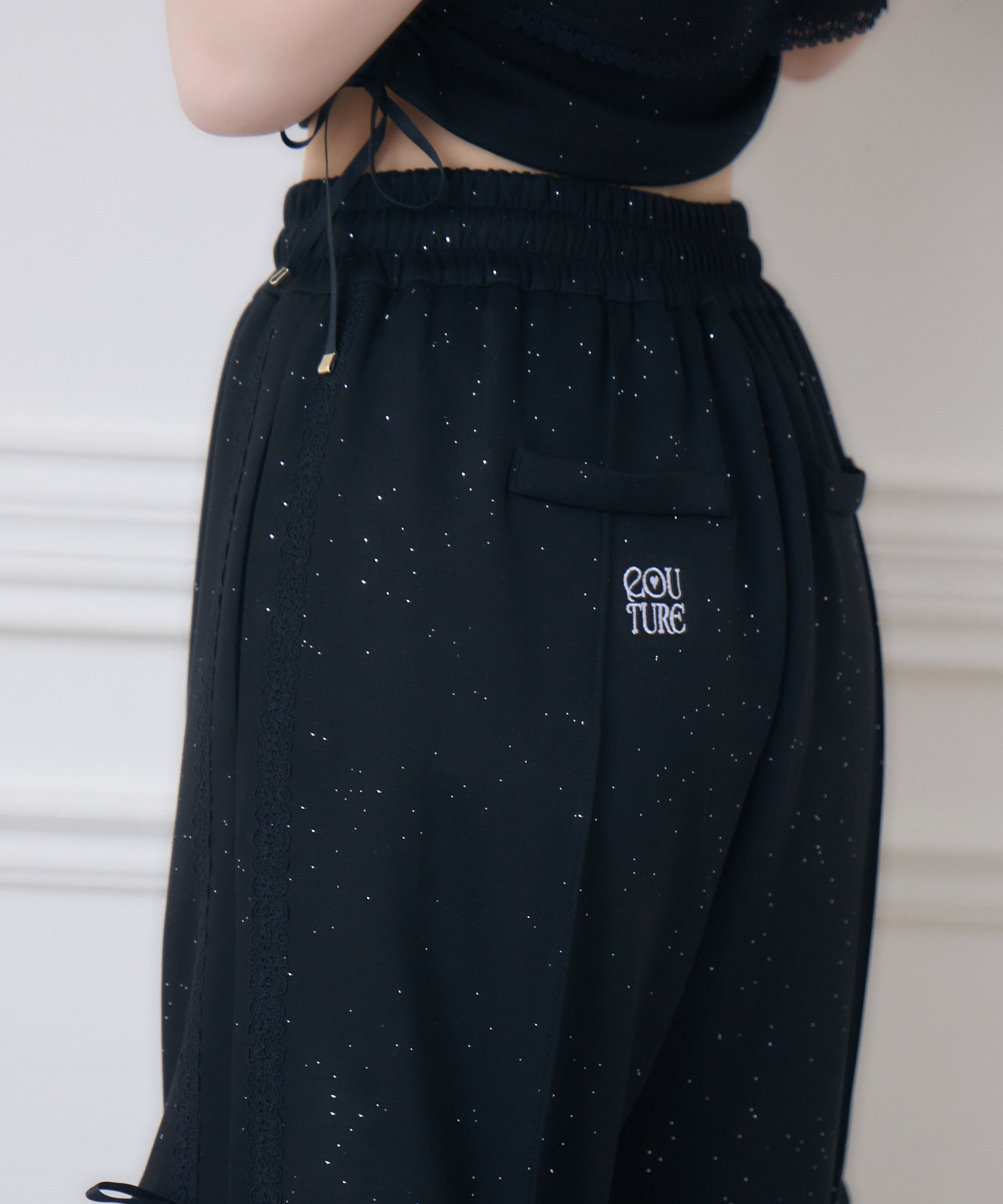 サイドレースラメスウェットパンツ | Rlab store サイドレースラメスウェットパンツ | Rlab store