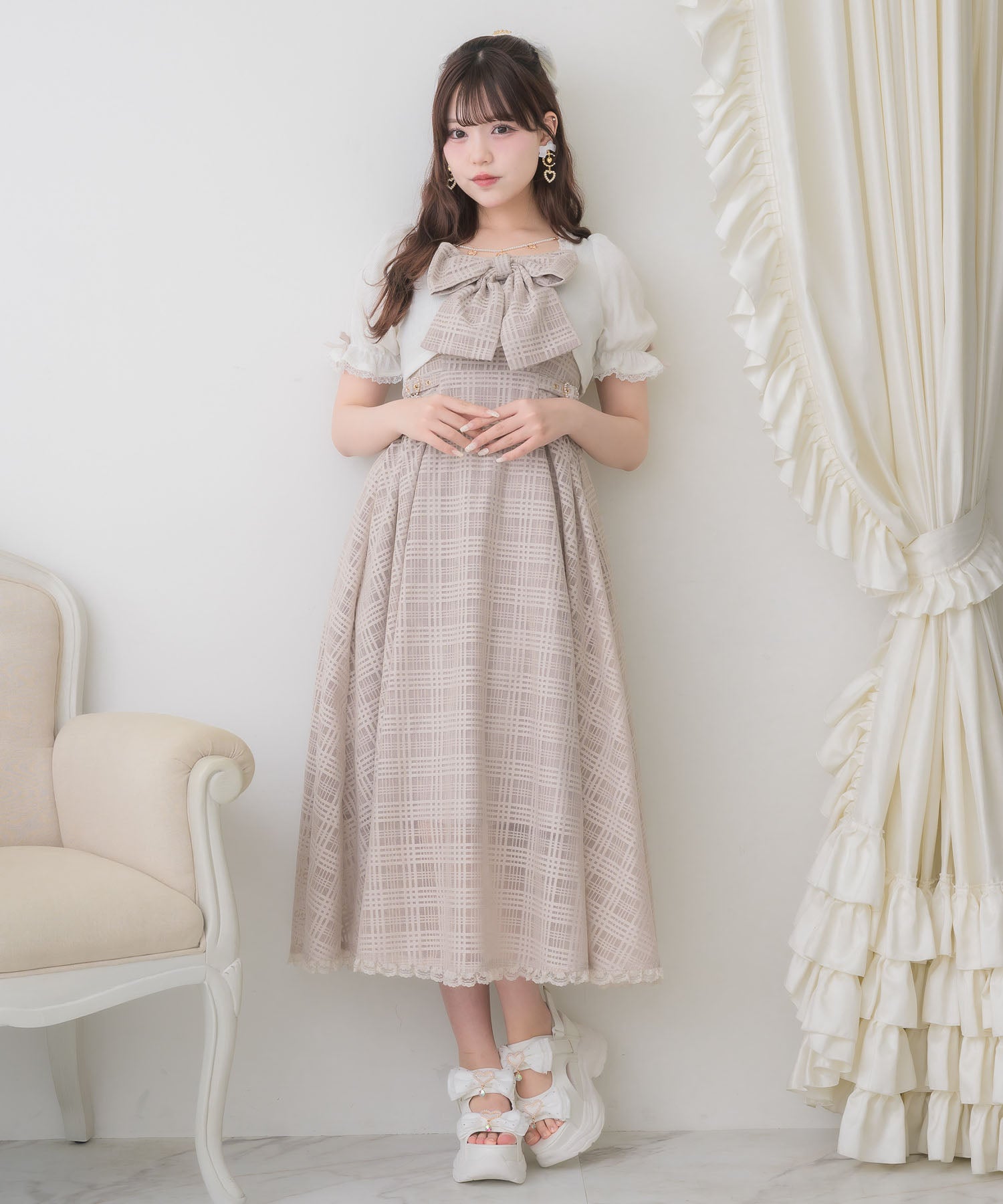ボレロセットビッグリボンキャミワンピース | Rlab store