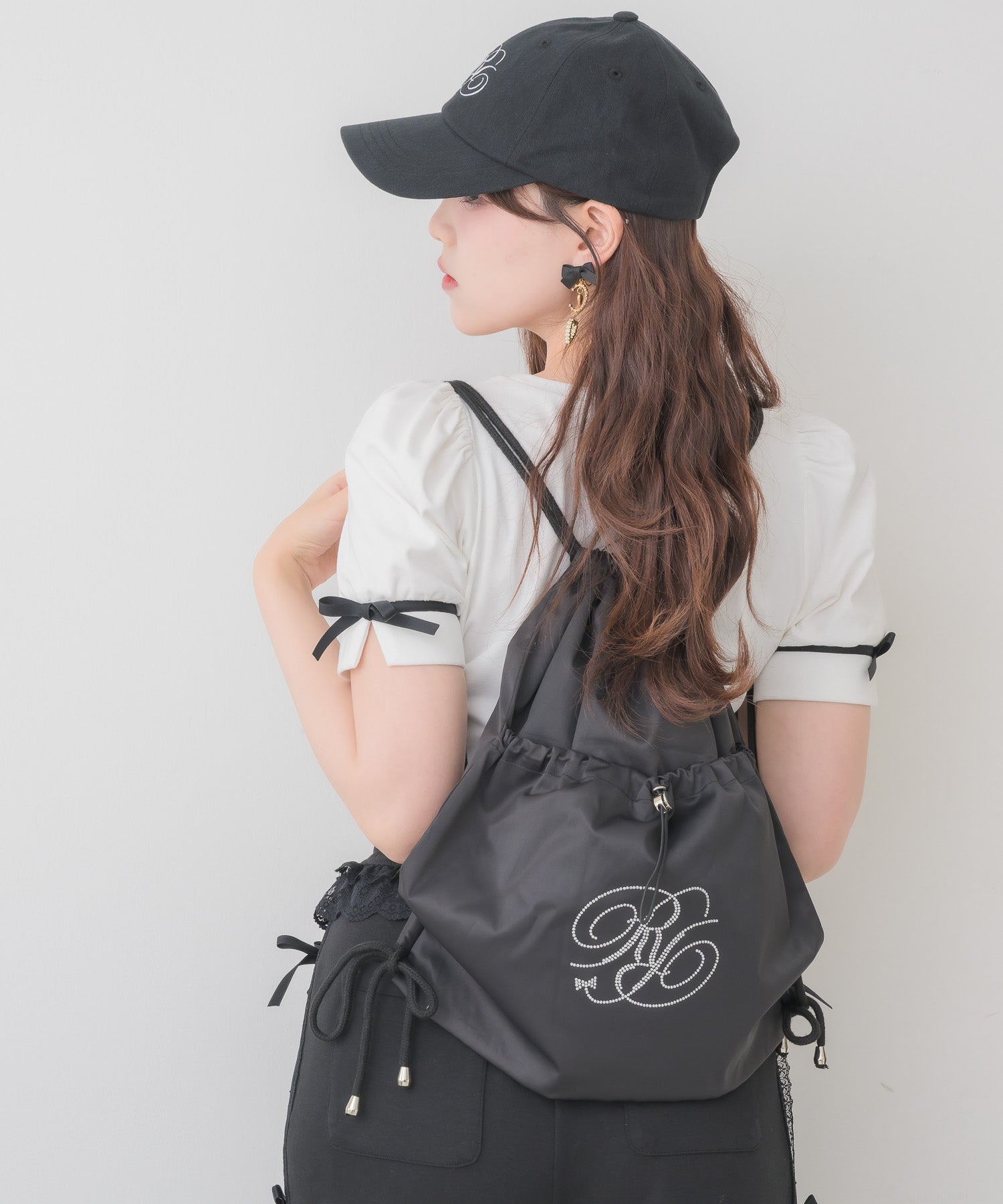ラインストーンロゴ ナップサック | Rlab store