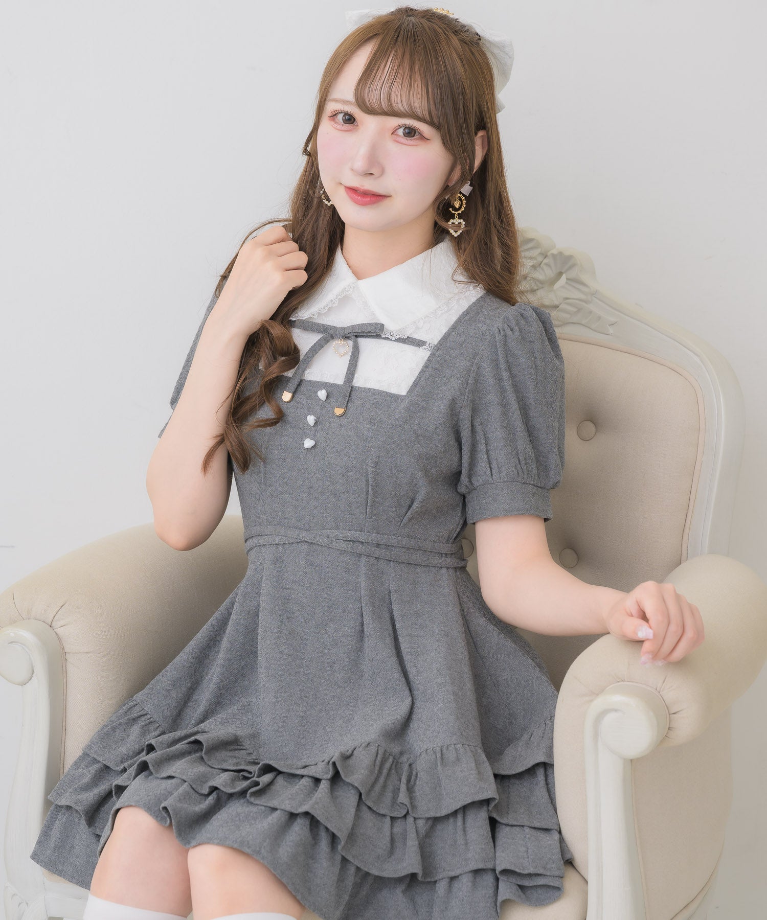 ティアードフリルカットワンピース | Rlab store