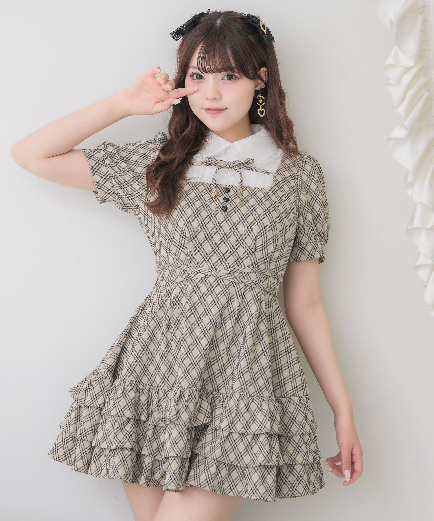 ティアードフリルカットワンピース | Rlab store