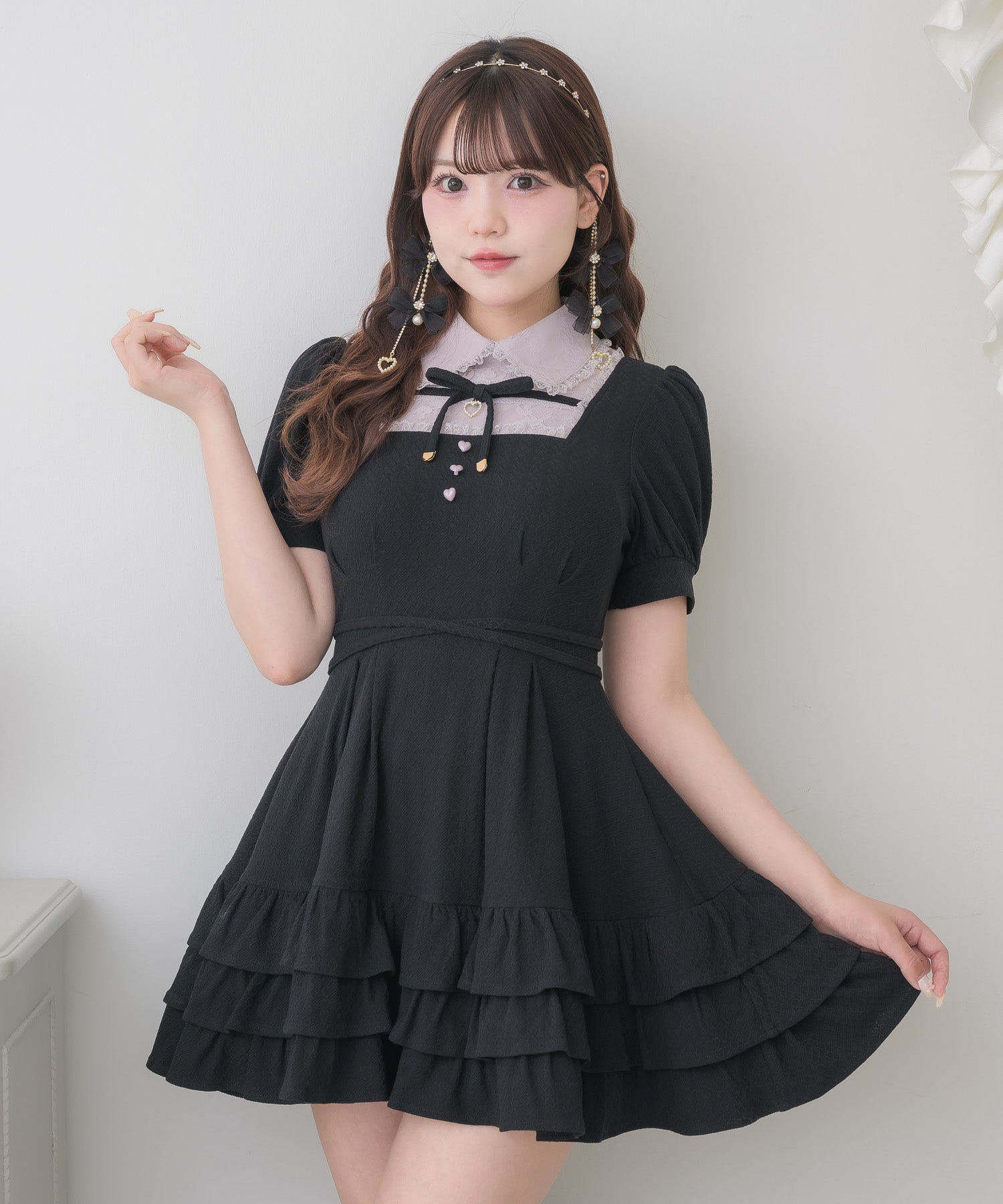 ティアードフリルカットワンピース | Rlab store