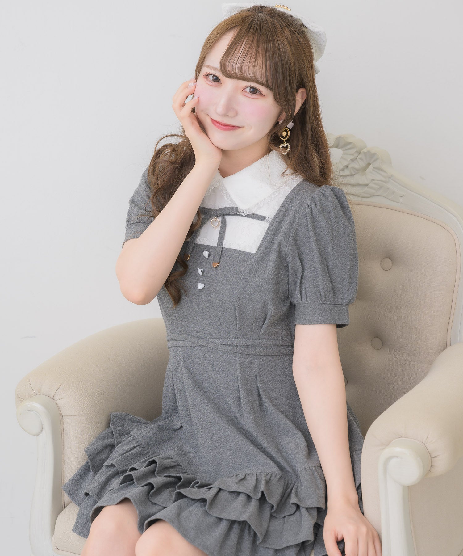 ティアードフリルカットワンピース | Rlab store