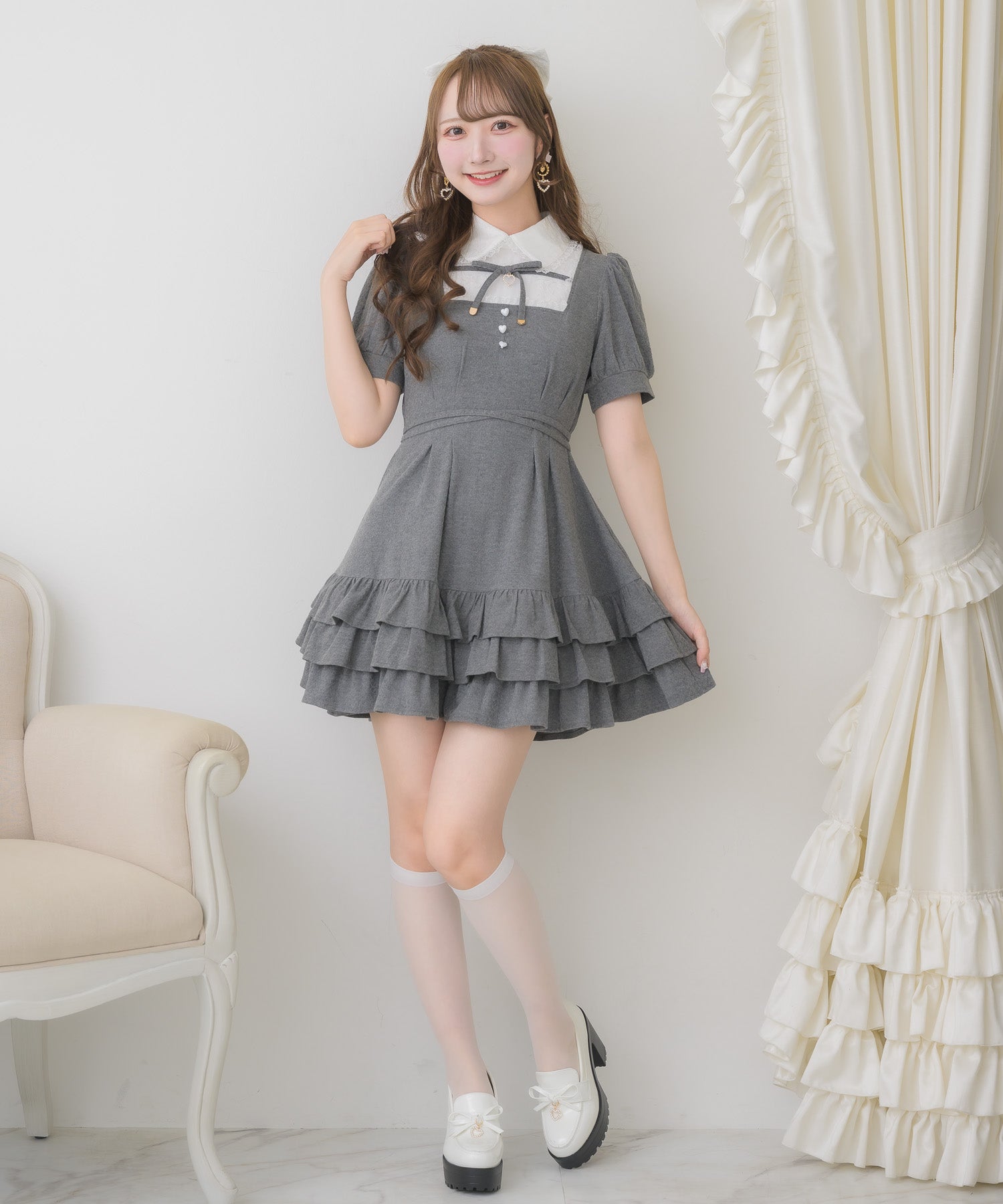 ティアードフリルカットワンピース | Rlab store