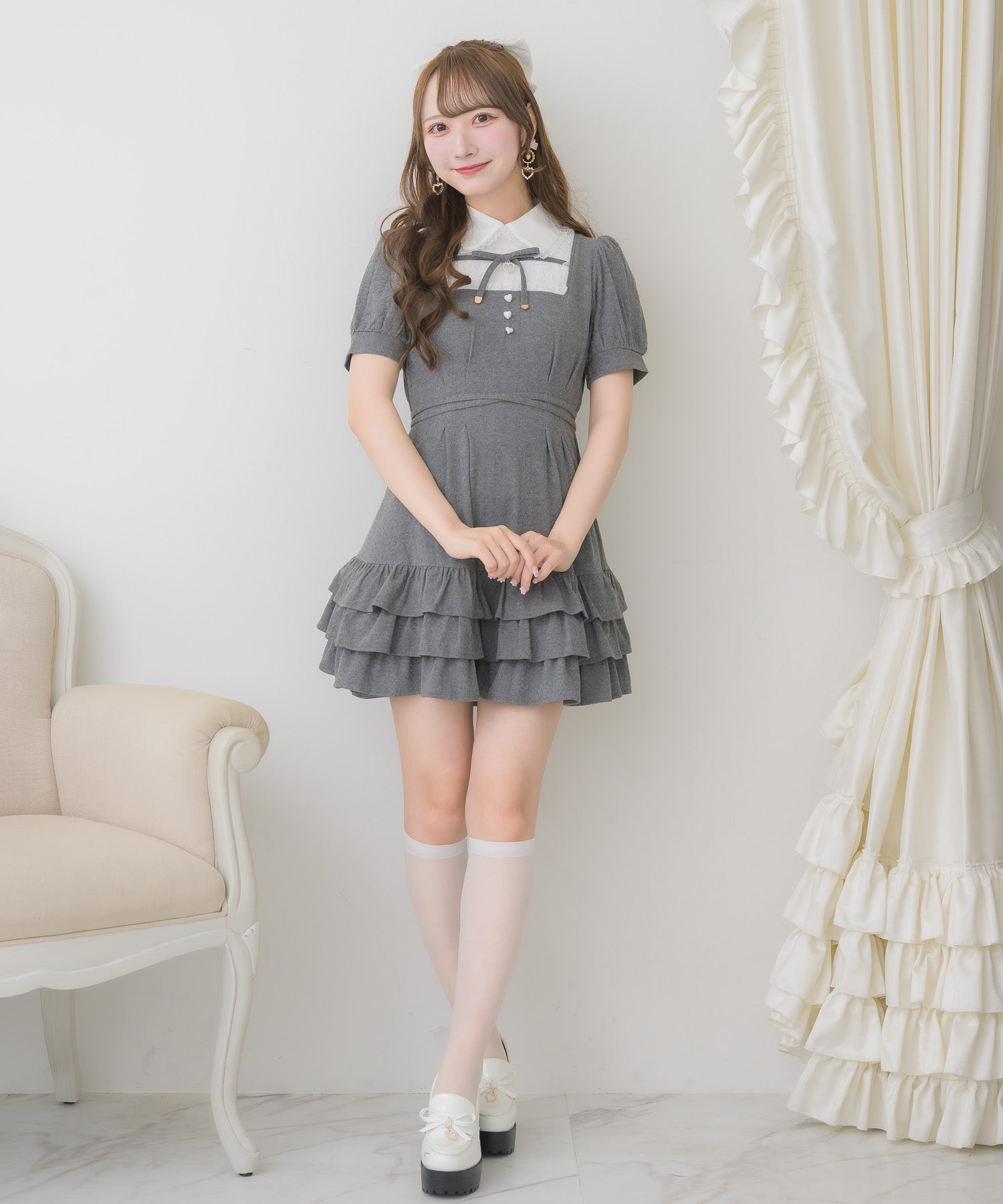 ティアードフリルカットワンピース | Rlab store