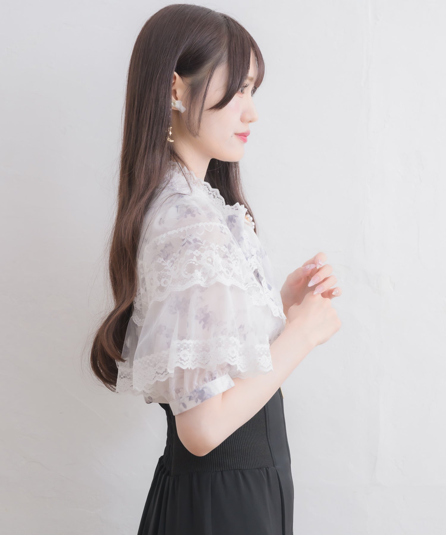ケープフリルブラウス | Rlab store