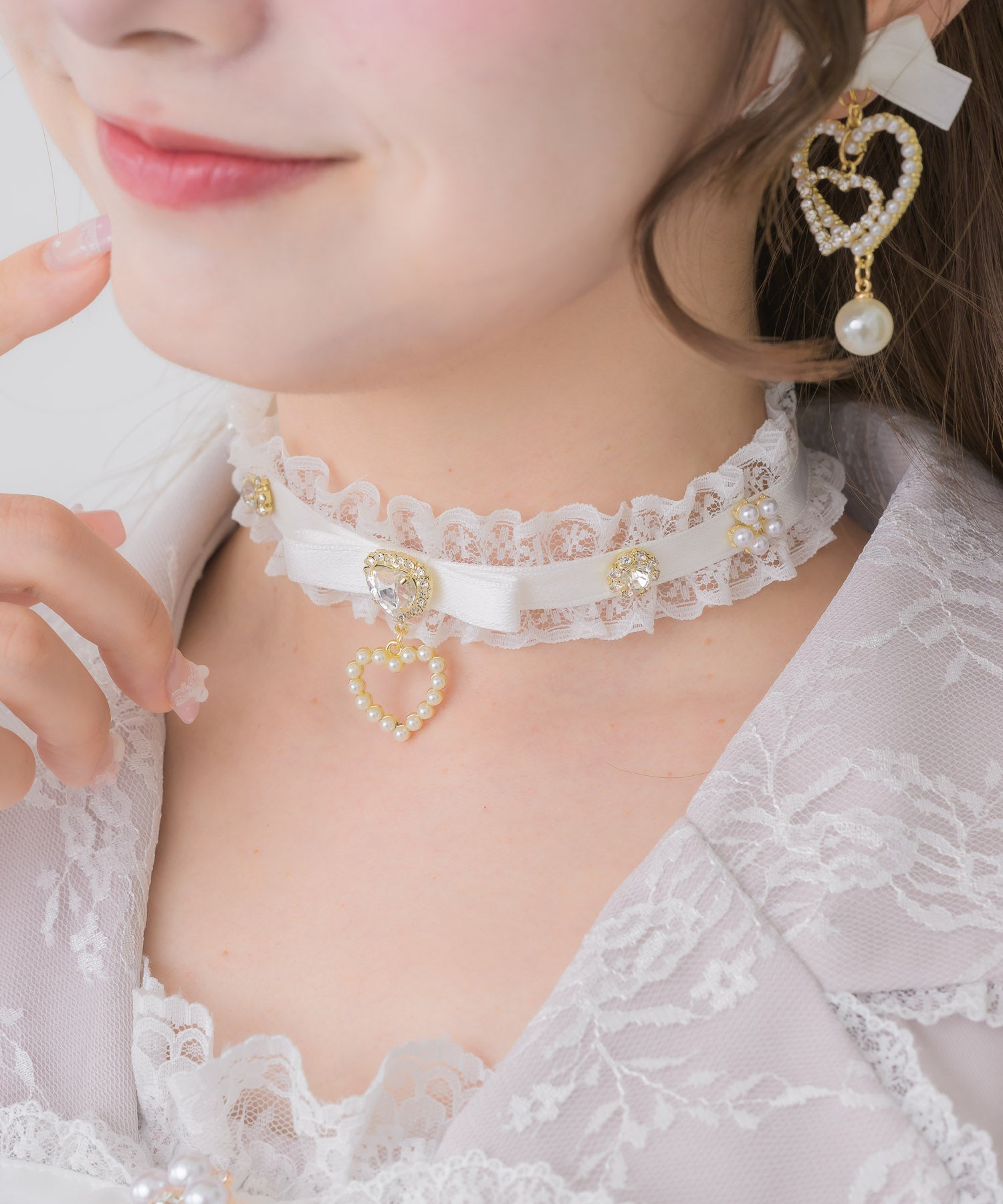 フラワービジューチョーカー | Rlab store