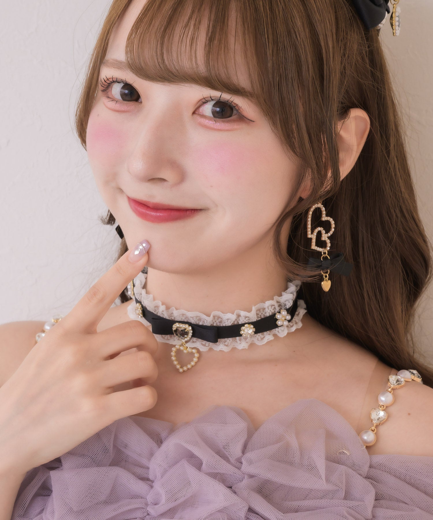 フラワービジューチョーカー | Rlab store