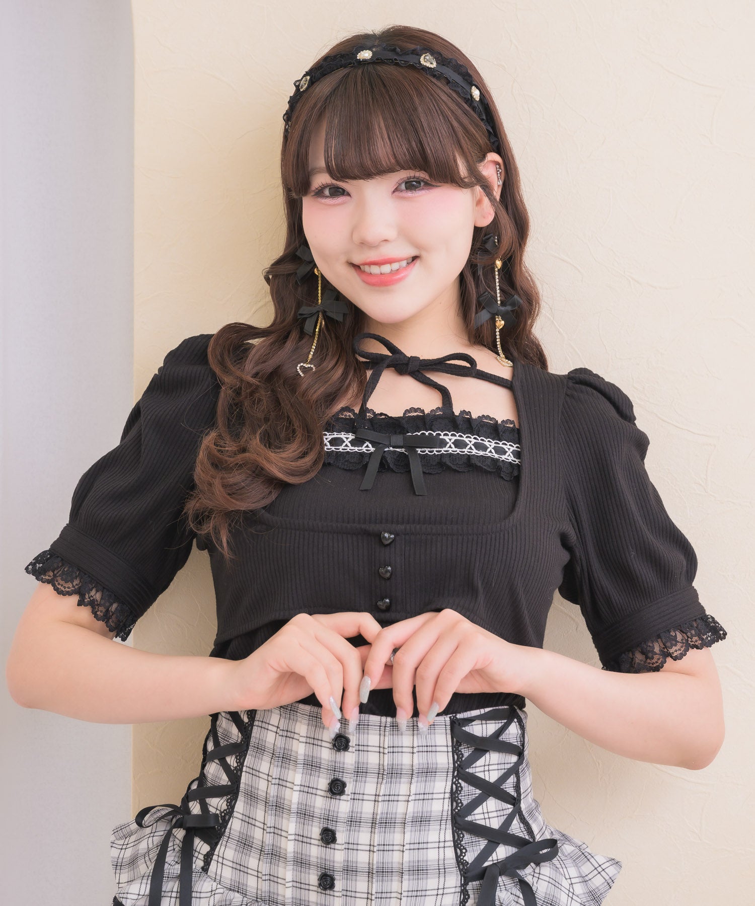 予約限定|SHOPPER PRESENT》チョーカー付きカットアンサンブル | Rlab