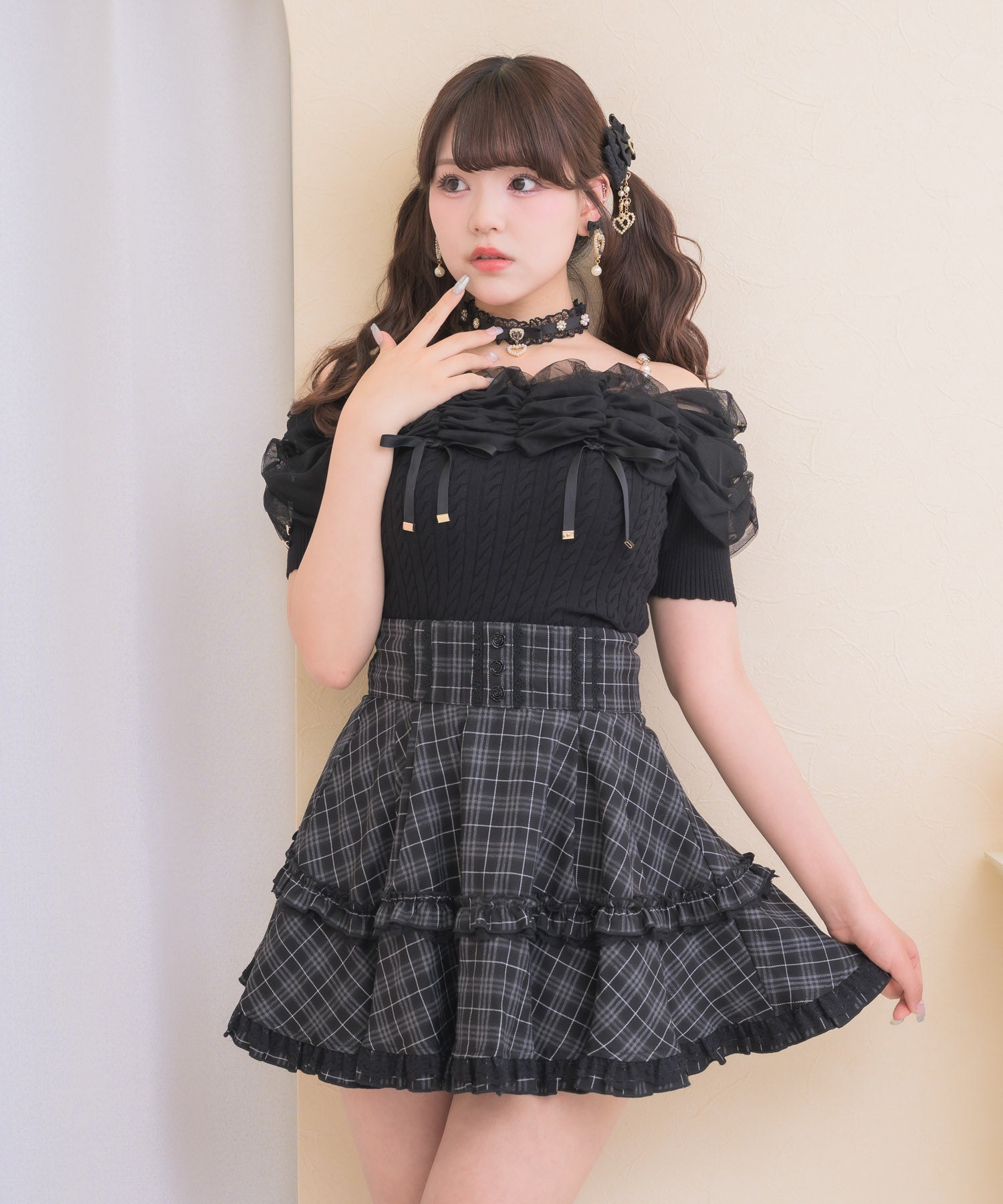 予約限定|SHOPPER PRESENT》ボリュームフリルスカート | Rlab store