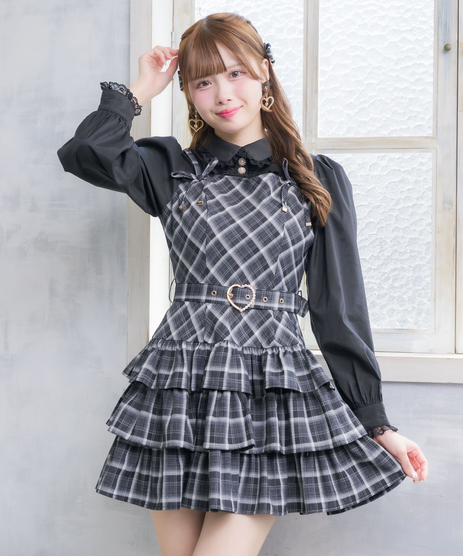 シアーブラウスドッキングワンピース | Rlab store