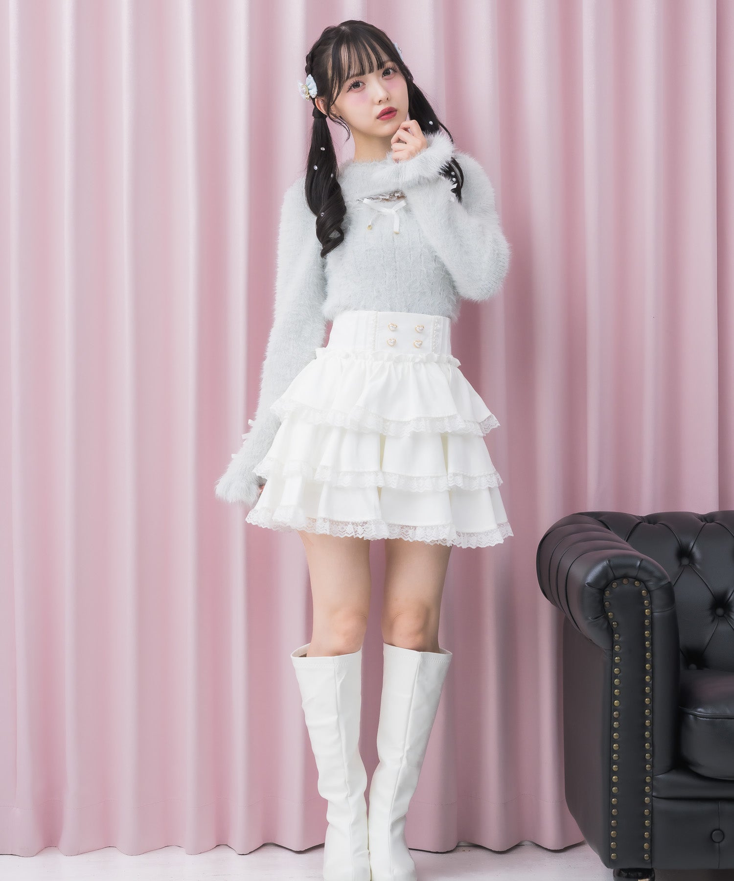 3段レースティアードスカート | Rlab store