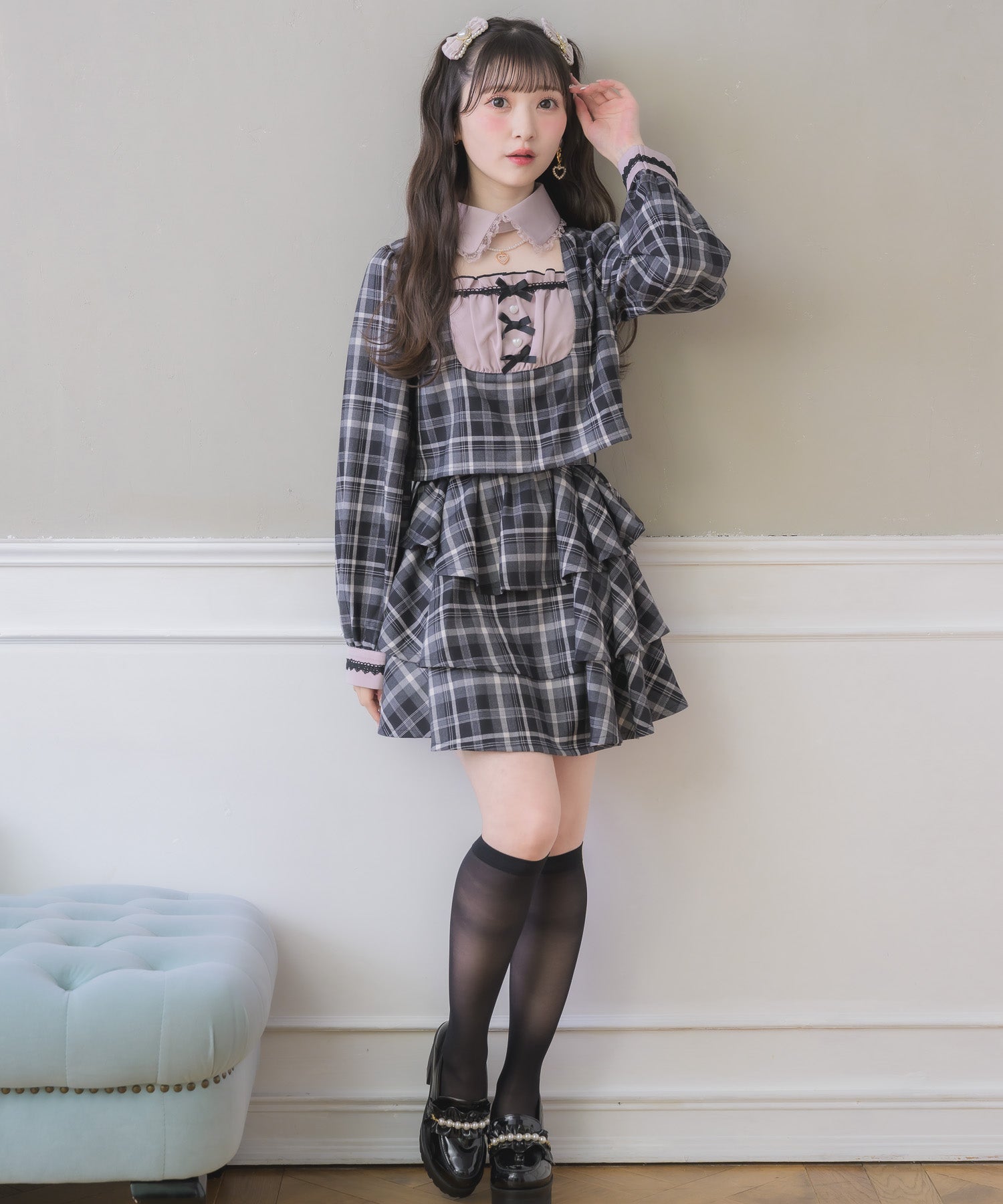 ツーピー風ティアードワンピース | Rlab store
