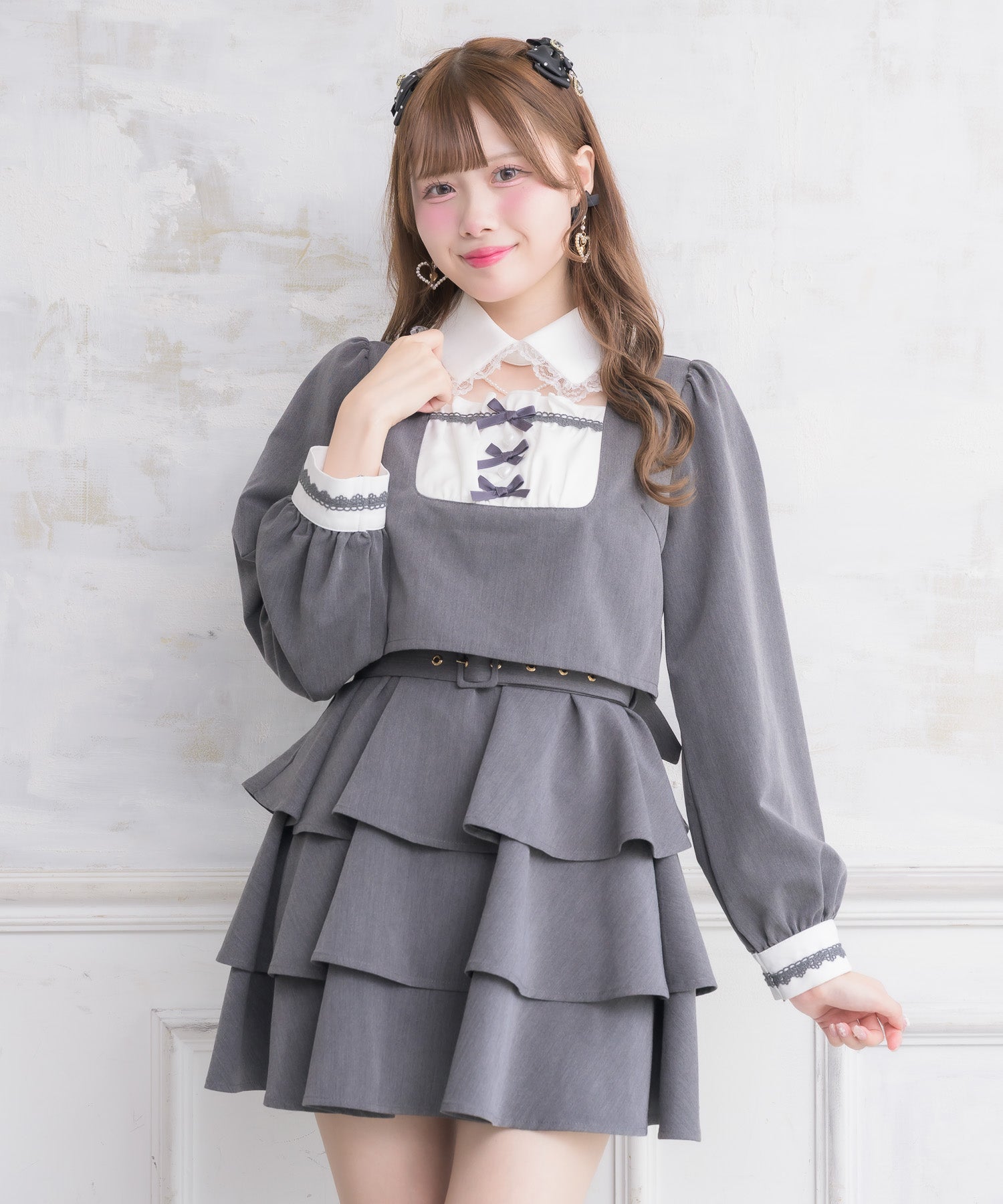 ツーピー風ティアードワンピース | Rlab store