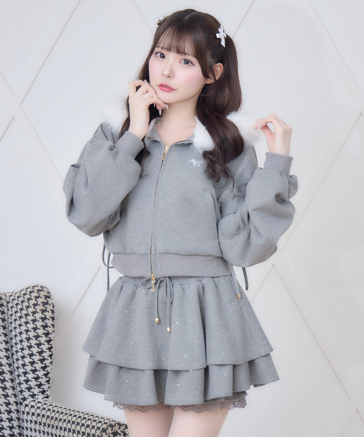 キラキラスウェットパーカー | Rlab store