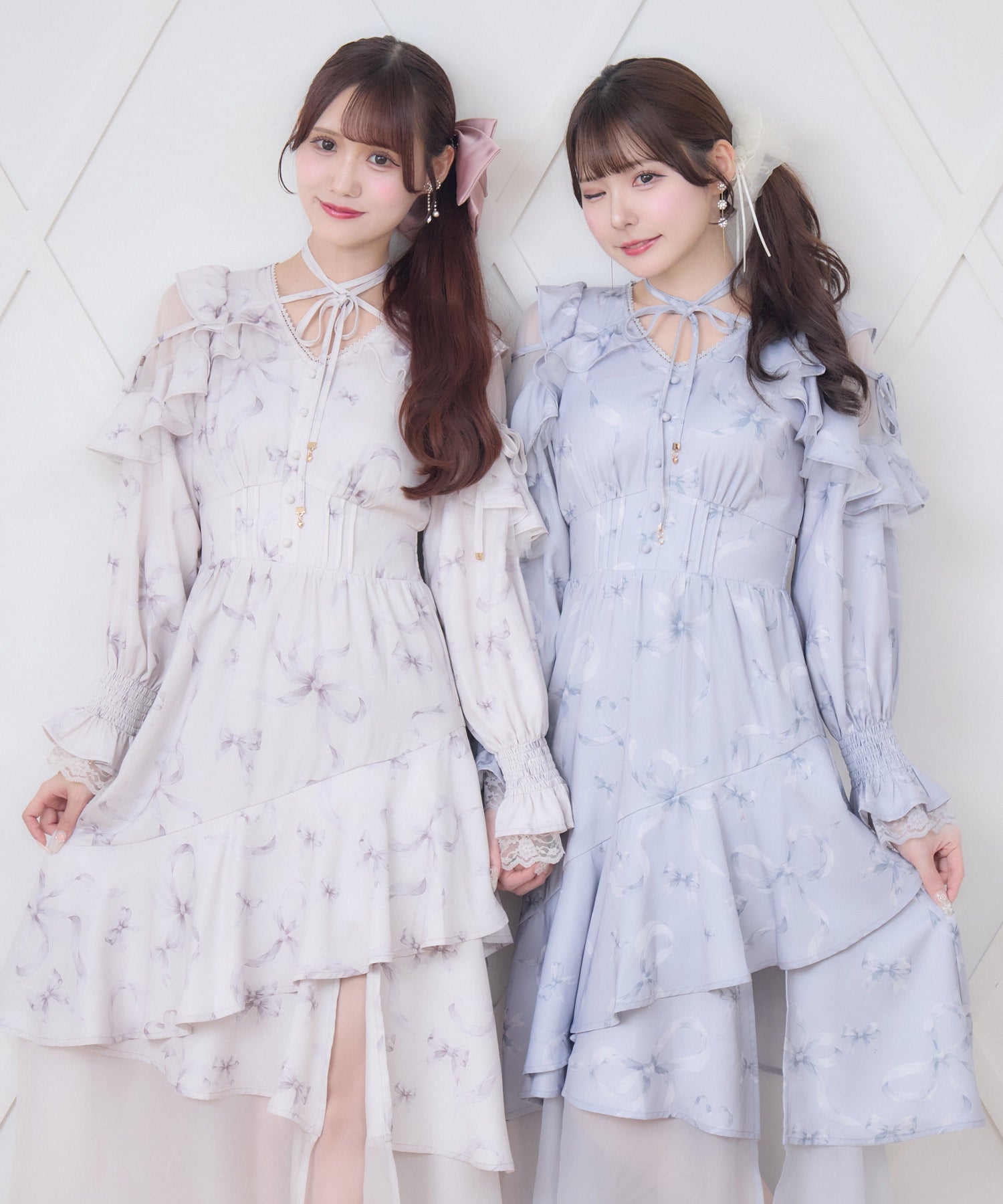 Aki&Rinoコラボ】フリルティアードワンピース | Rlab store